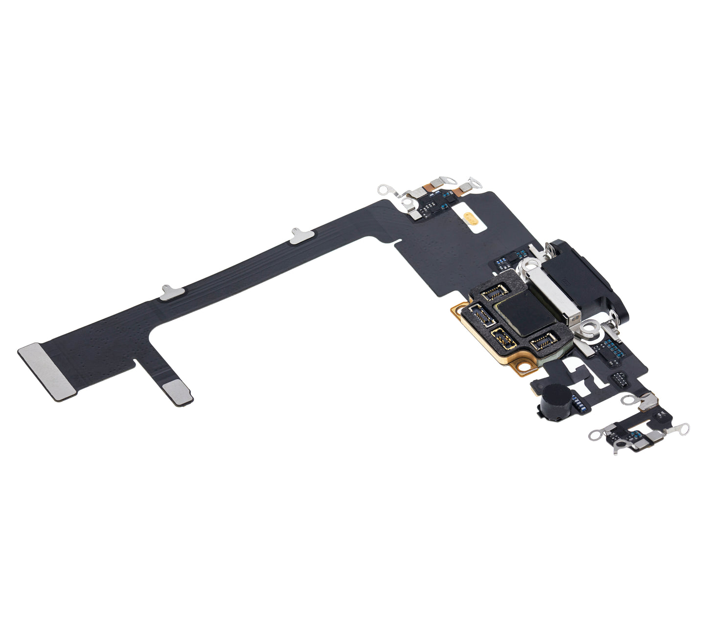 Charging Port Flex Cable With Board For iPhone 11 Pro (Premium) (Space Gray)