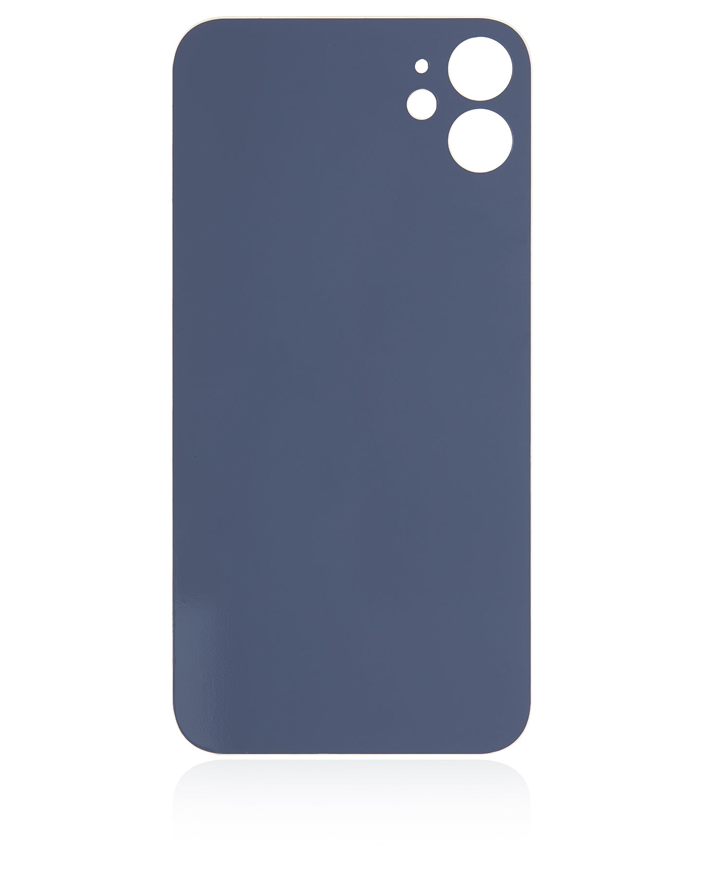 Back Glass With 3M Adhesive For iPhone 11 (No Logo / Large Camera Hole) (Yellow)
