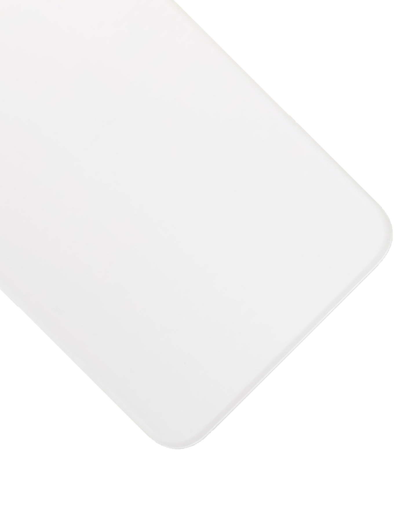Back Glass With 3M Adhesive For iPhone 11 Pro Max (No Logo / Large Camera Hole) (Silver)
