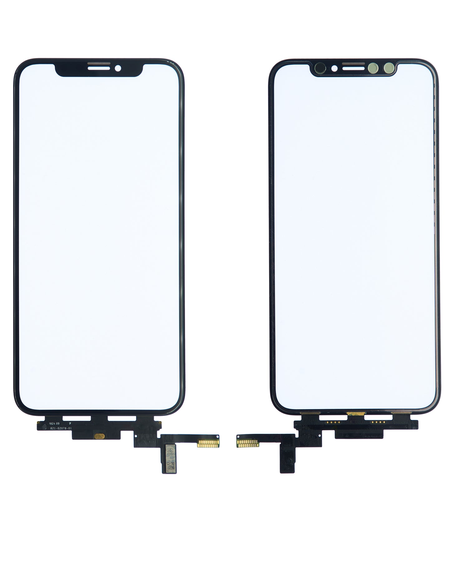 4 in 1 Short Flex (Digitizer Touch With Glass + OCA + Frame Pre-installed) For iPhone XS (OCA Master)