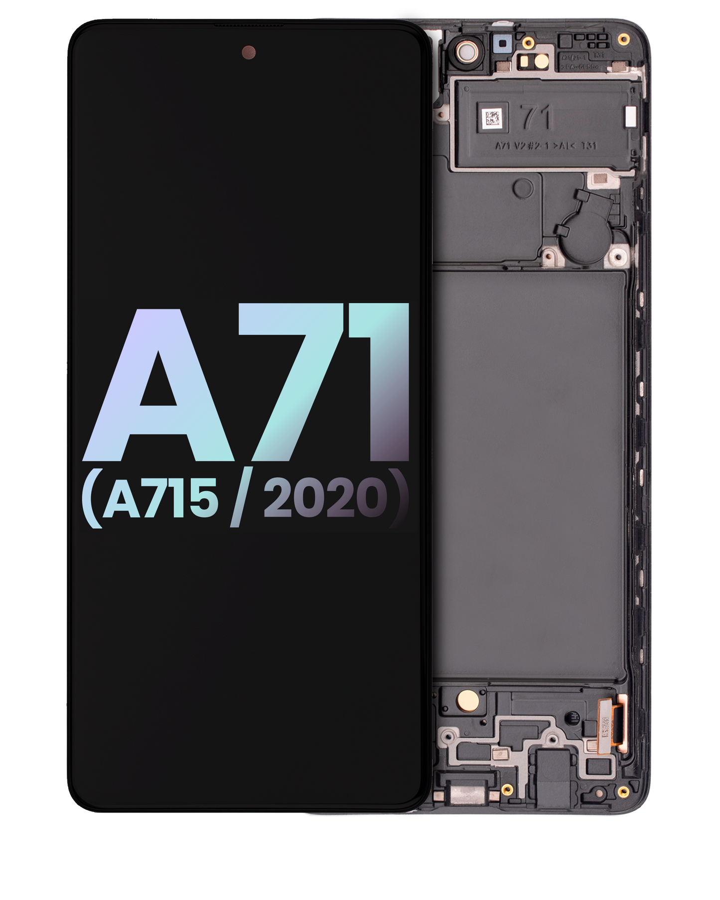 OLED Assembly With Frame For Samsung Galaxy A71 (A715 / 2020) (Service Pack) (All Colors)