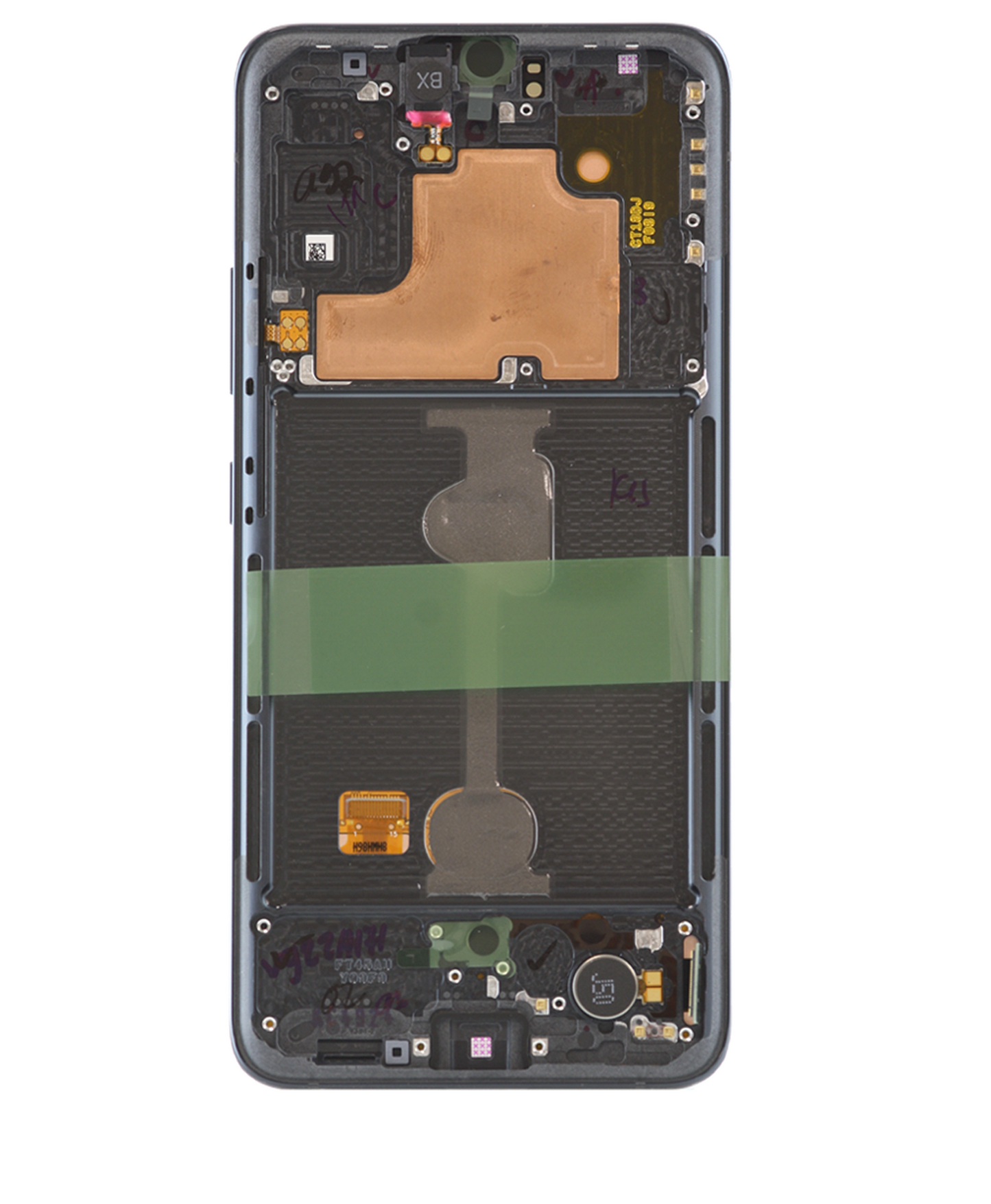 OLED Assembly With Frame For Samsung Galaxy A90 5G (A908 / 2019) (Service Pack) (Black)