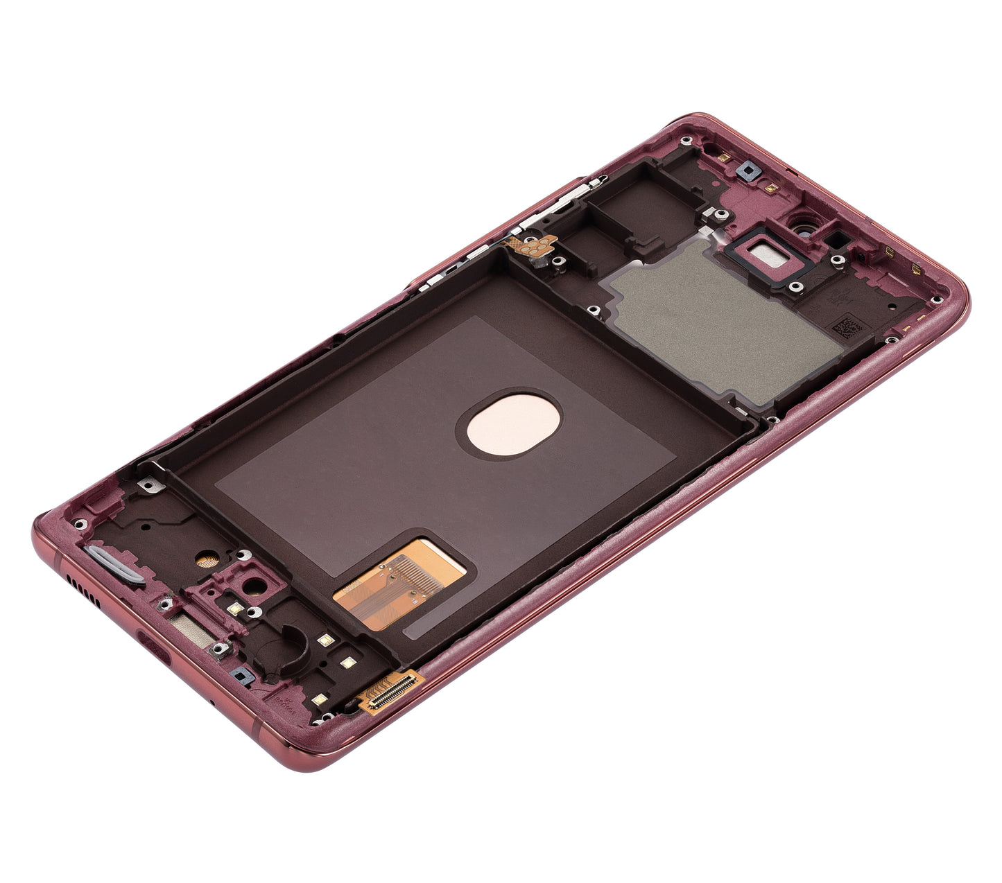 OLED Assembly With Frame For Samsung Galaxy S20 FE 4G / 5G (Aftermarket Plus) (Cloud Red)