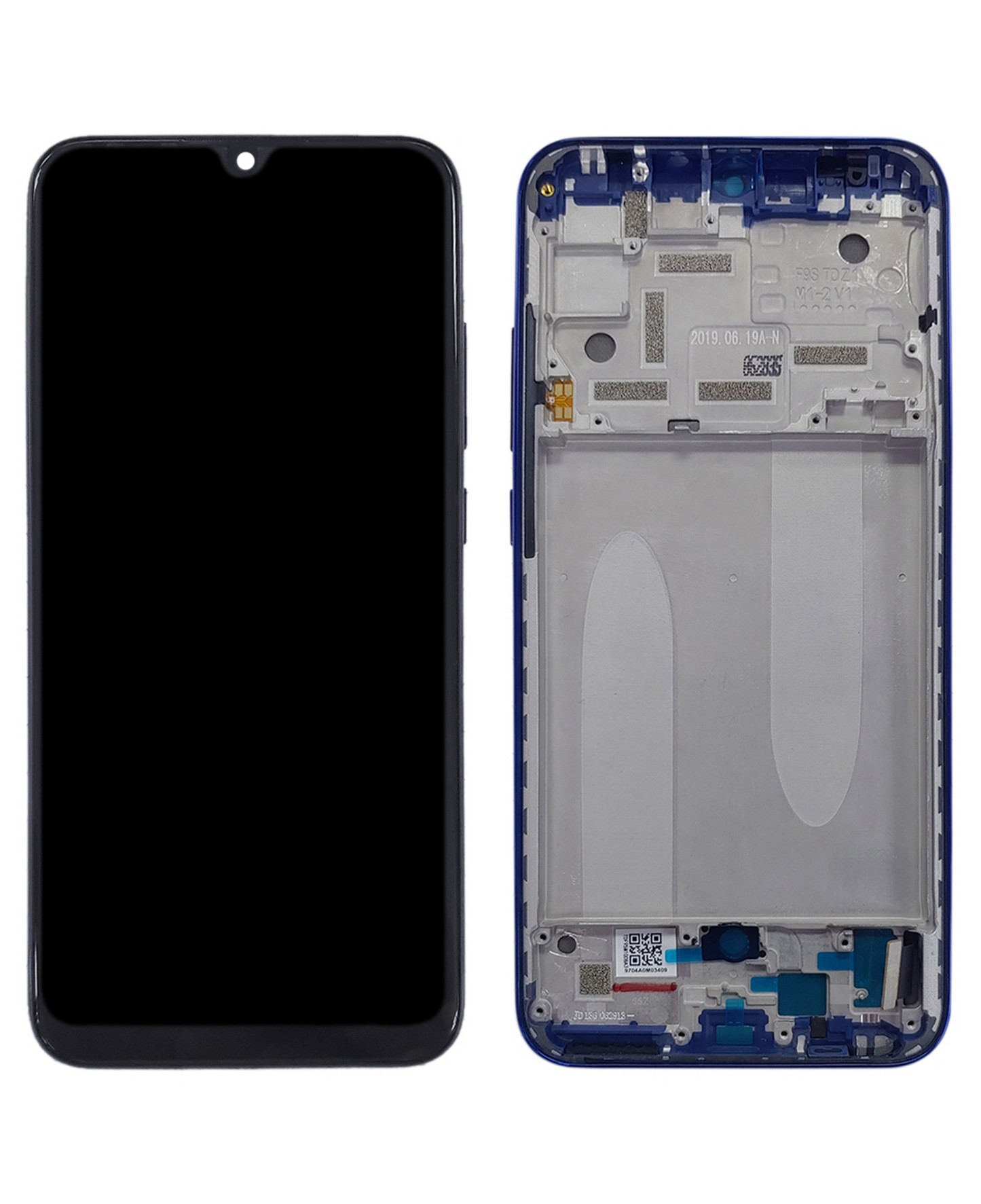 OLED Assembly With Frame For Xiaomi Mi A3 (Refurbished) (Blue) - device repair spare component image SKU 107082076703 - image 6