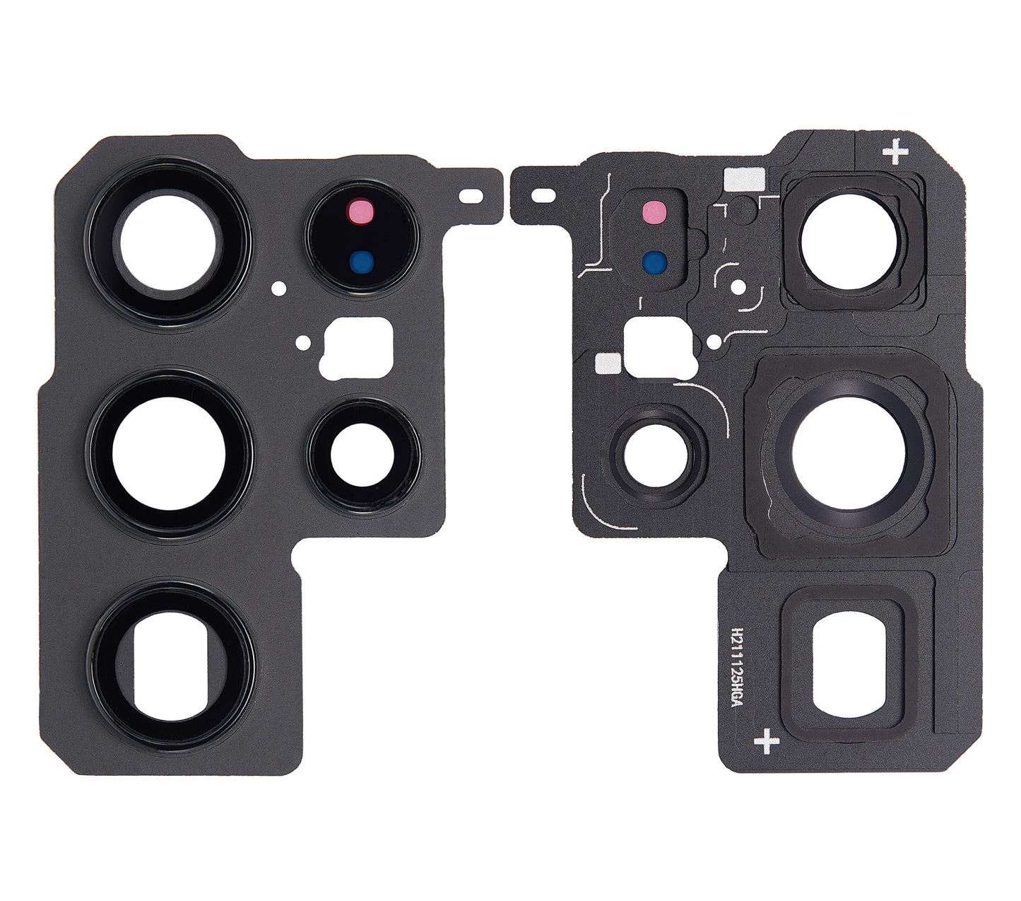 Back Camera Lens With Bezel Ring For Samsung Galaxy S22 Ultra (Phantom Black)