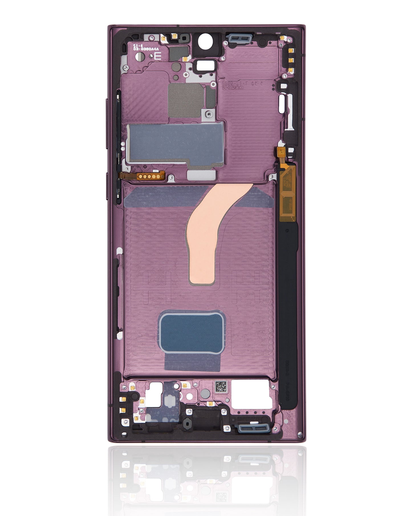 Mid-Frame Housing For Samsung Galaxy S22 Ultra 5G (International Version) (Burgundy)