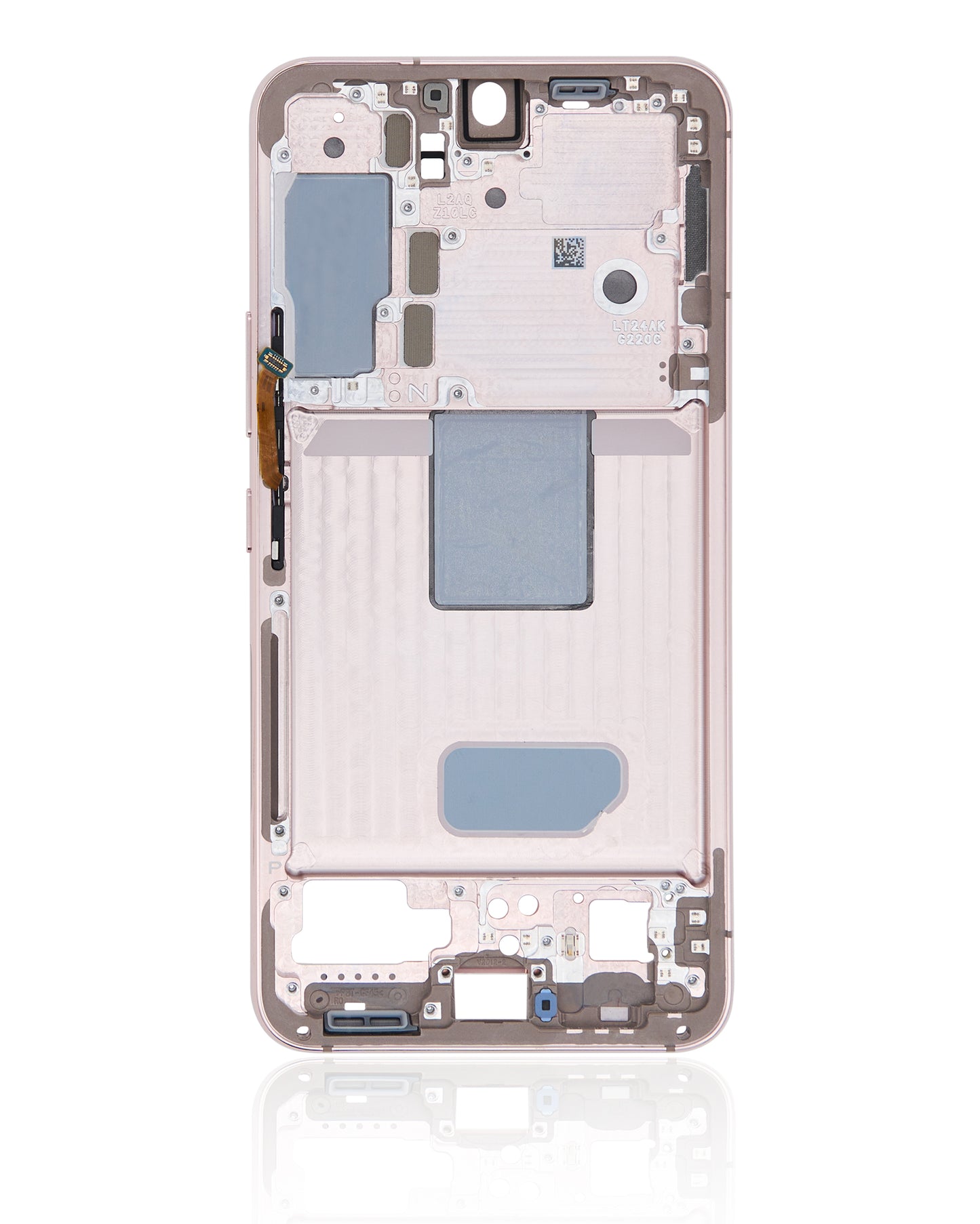 Mid-Frame Housing For Samsung Galaxy S22 5G (US & International Version) (Pink Gold)