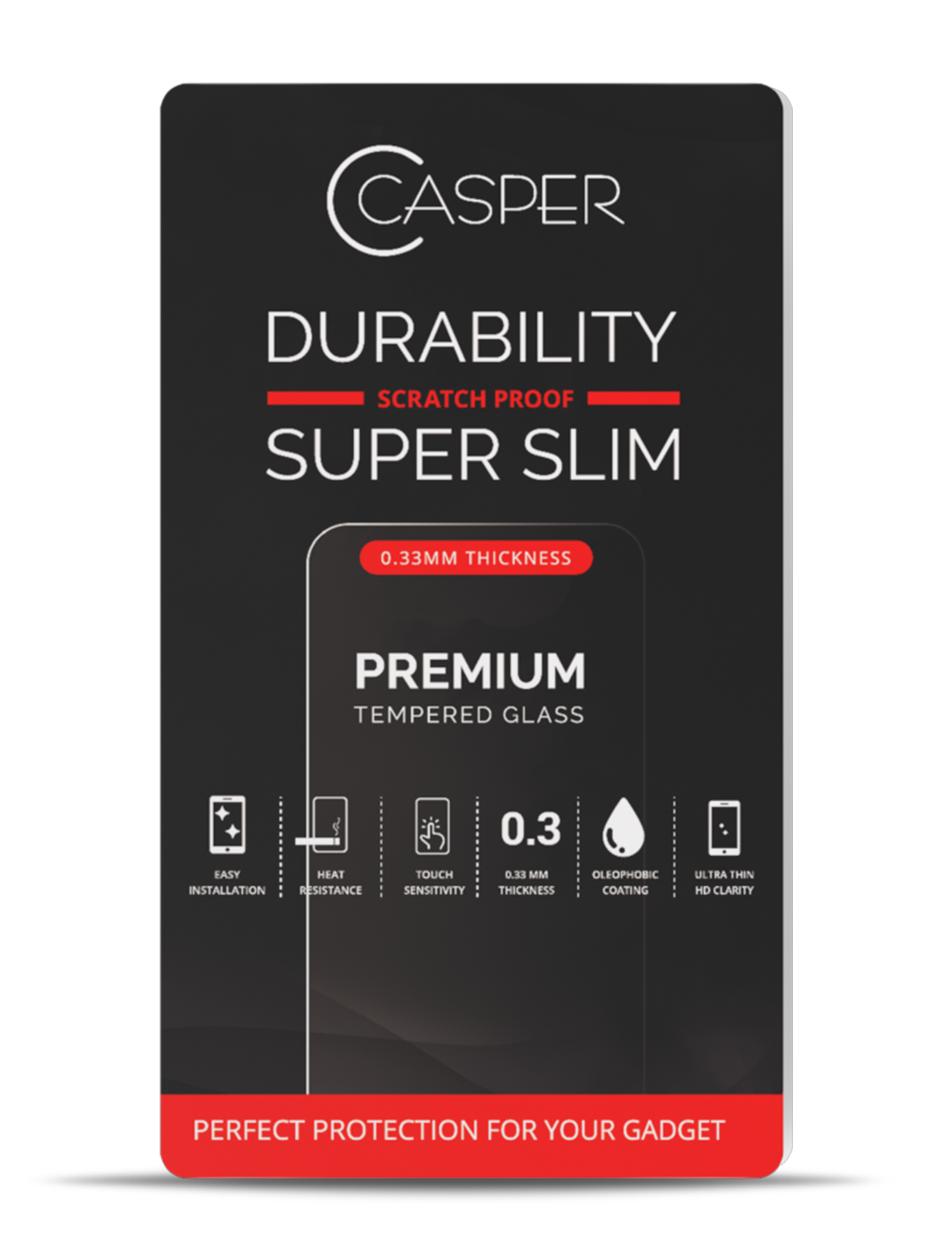 Casper Tempered Glass For iPhone 13 Mini (Retail Pack) (Matte)