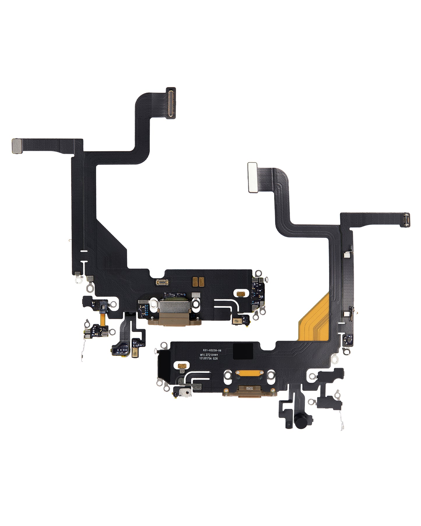 Charging Port Flex Cable For iPhone 13 Pro (Used OEM Pull) (Gold)
