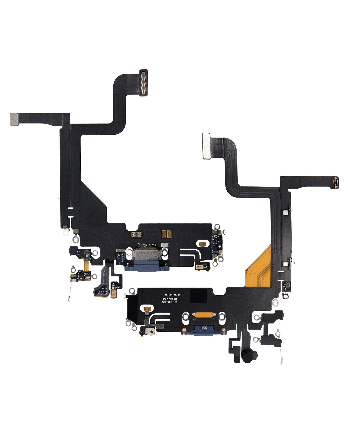 Charging Port Flex Cable For iPhone 13 Pro (Used OEM Pull) (Sierra Blue)