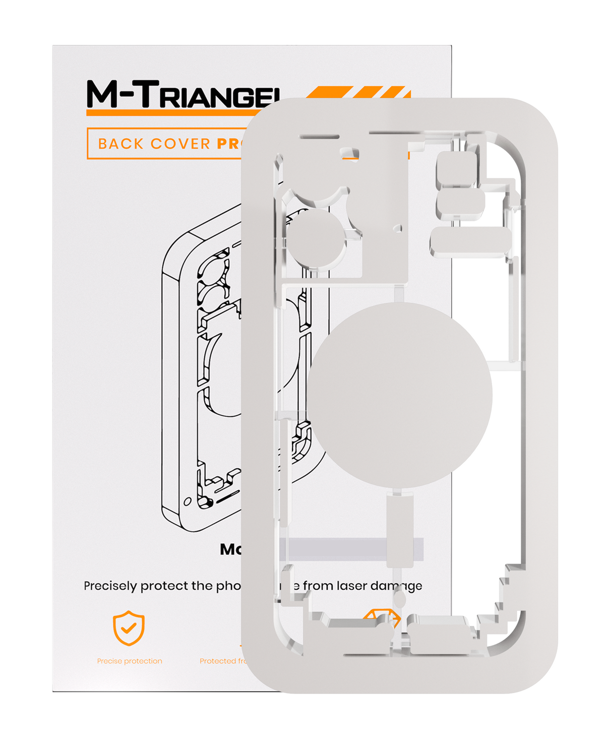 Laser Machine Protection Mold For iPhone 14 Pro Max (M-Triangel)