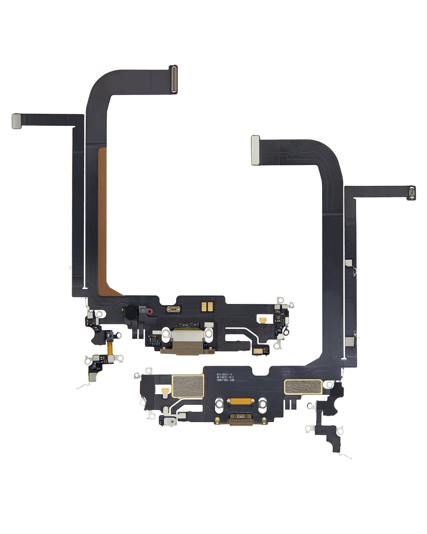 Charging Port Flex Cable For iPhone 13 Pro Max (Premium) (Gold)