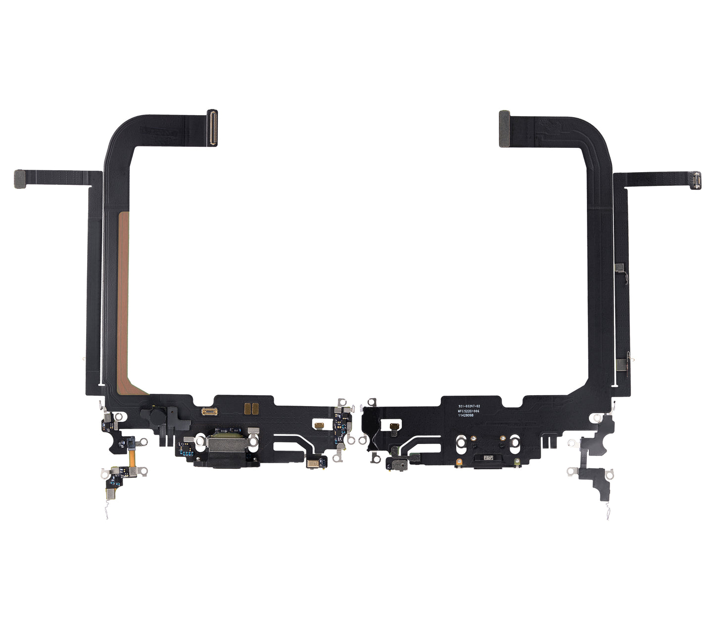 Charging Port Flex Cable For iPhone 13 Pro Max (Used OEM Pull) (Graphite)