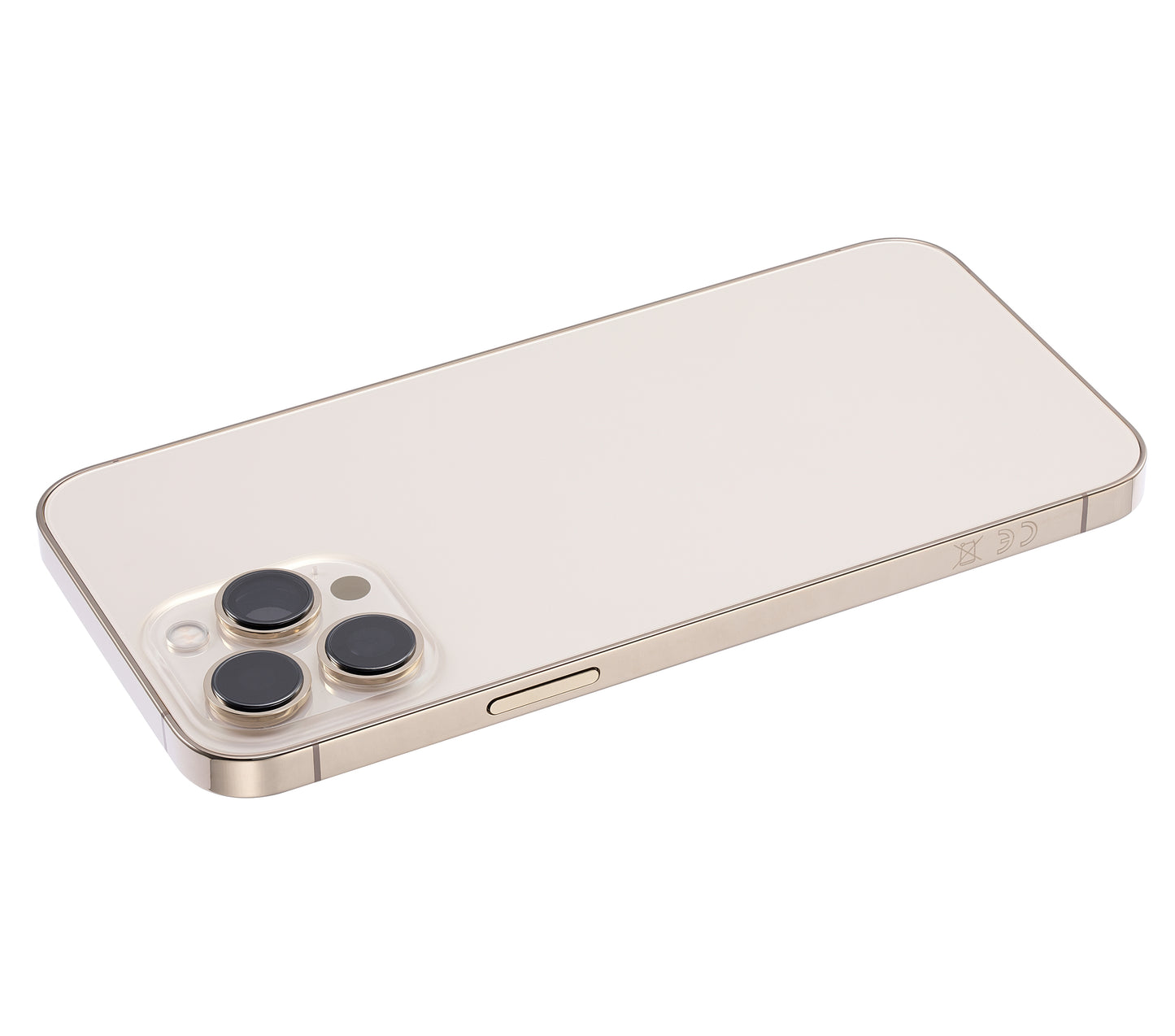 Back Housing W/ Small Parts For iPhone 13 Pro Max (EU / Global Version) (Aftermarket Plus) (Gold)