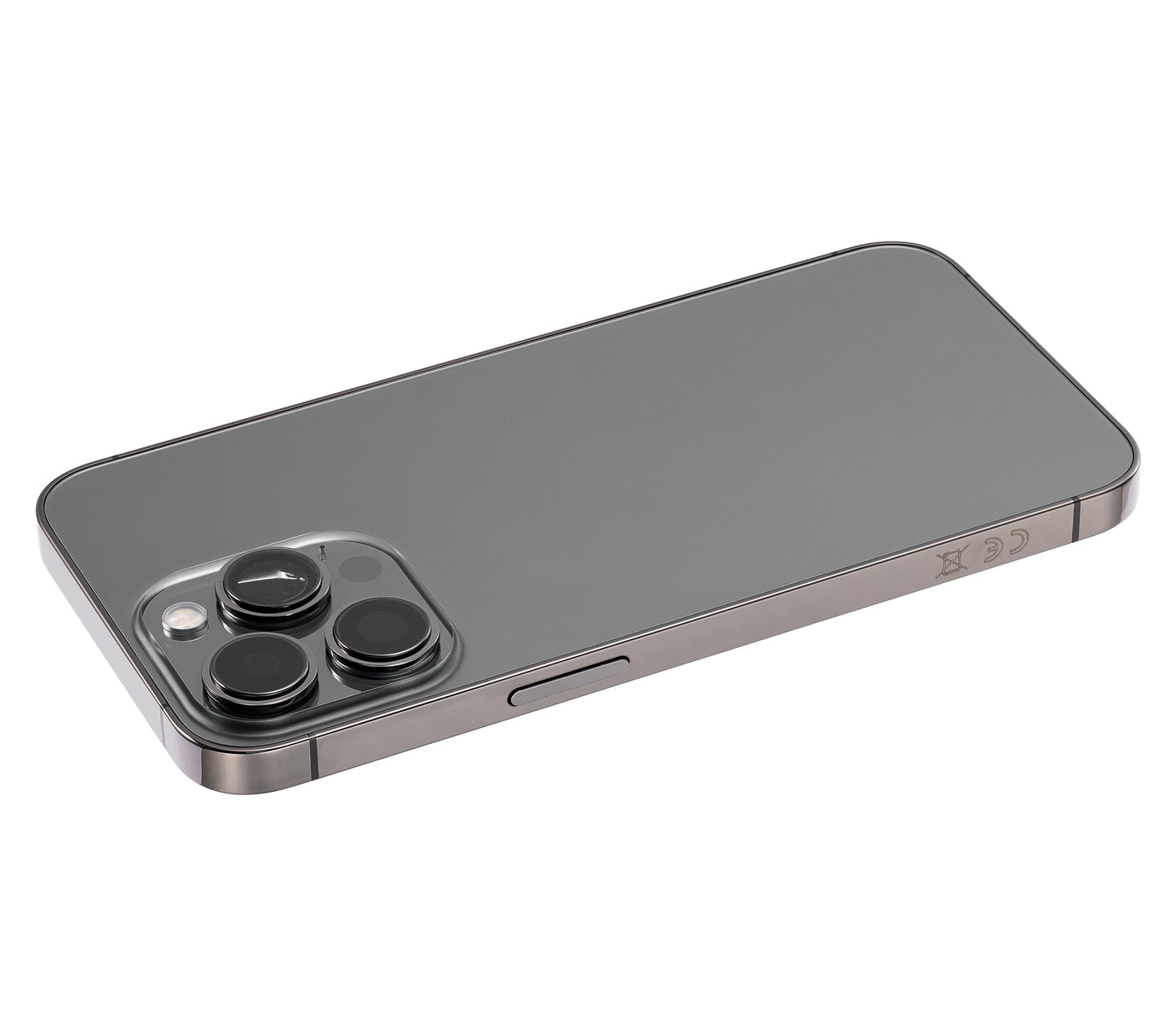 Back Housing W/ Small Parts For iPhone 13 Pro (EU / Global Version) (Aftermarket Plus) (Graphite)