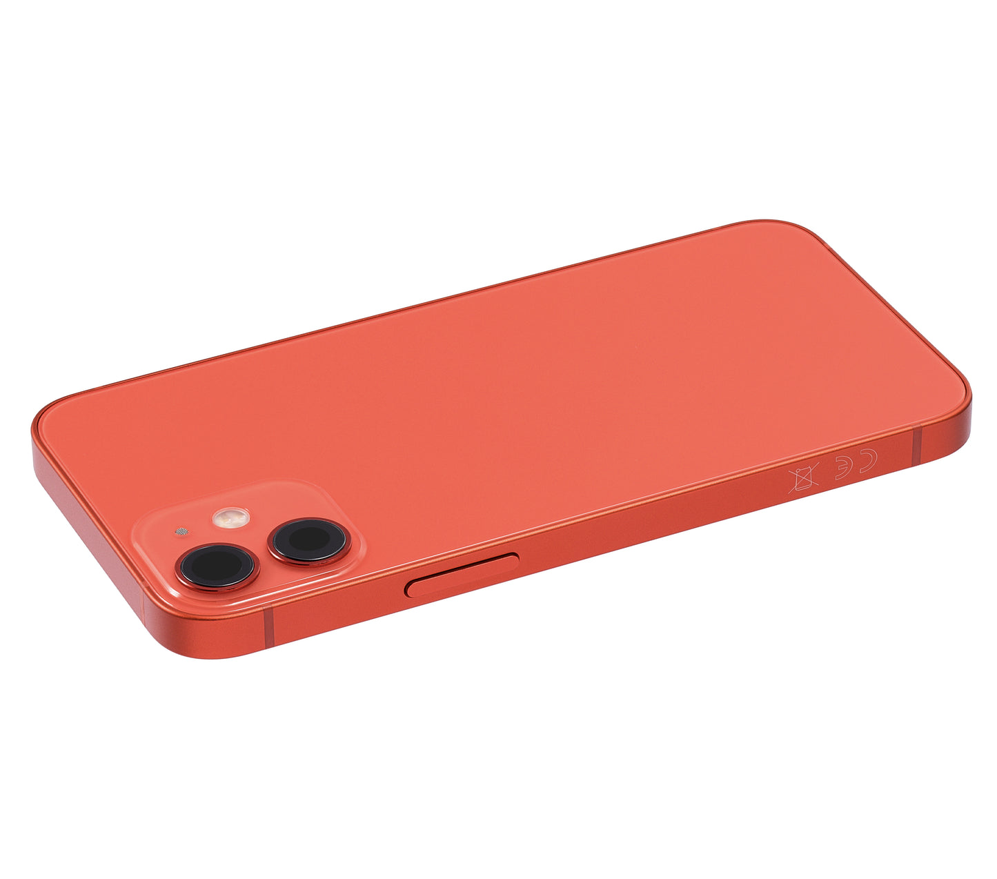 Back Housing W/ Small Parts For iPhone 12 Mini (EU / Global Version) (Aftermarket Plus) (Red)