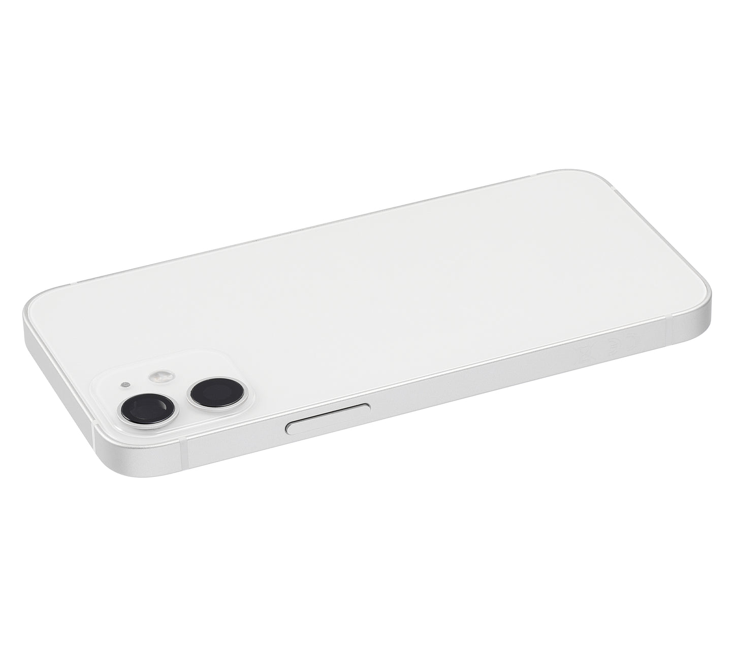 Back Housing W/ Small Parts For iPhone 12 Mini (EU / Global Version) (Aftermarket Plus) (White)