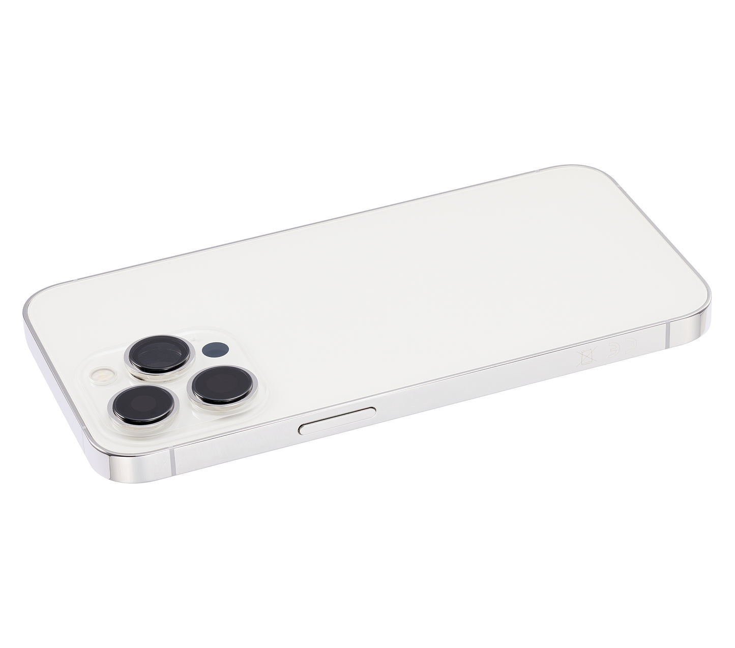 Back Housing W/ Small Parts For iPhone 13 Pro (EU / Global Version) (Aftermarket Plus) (Silver)