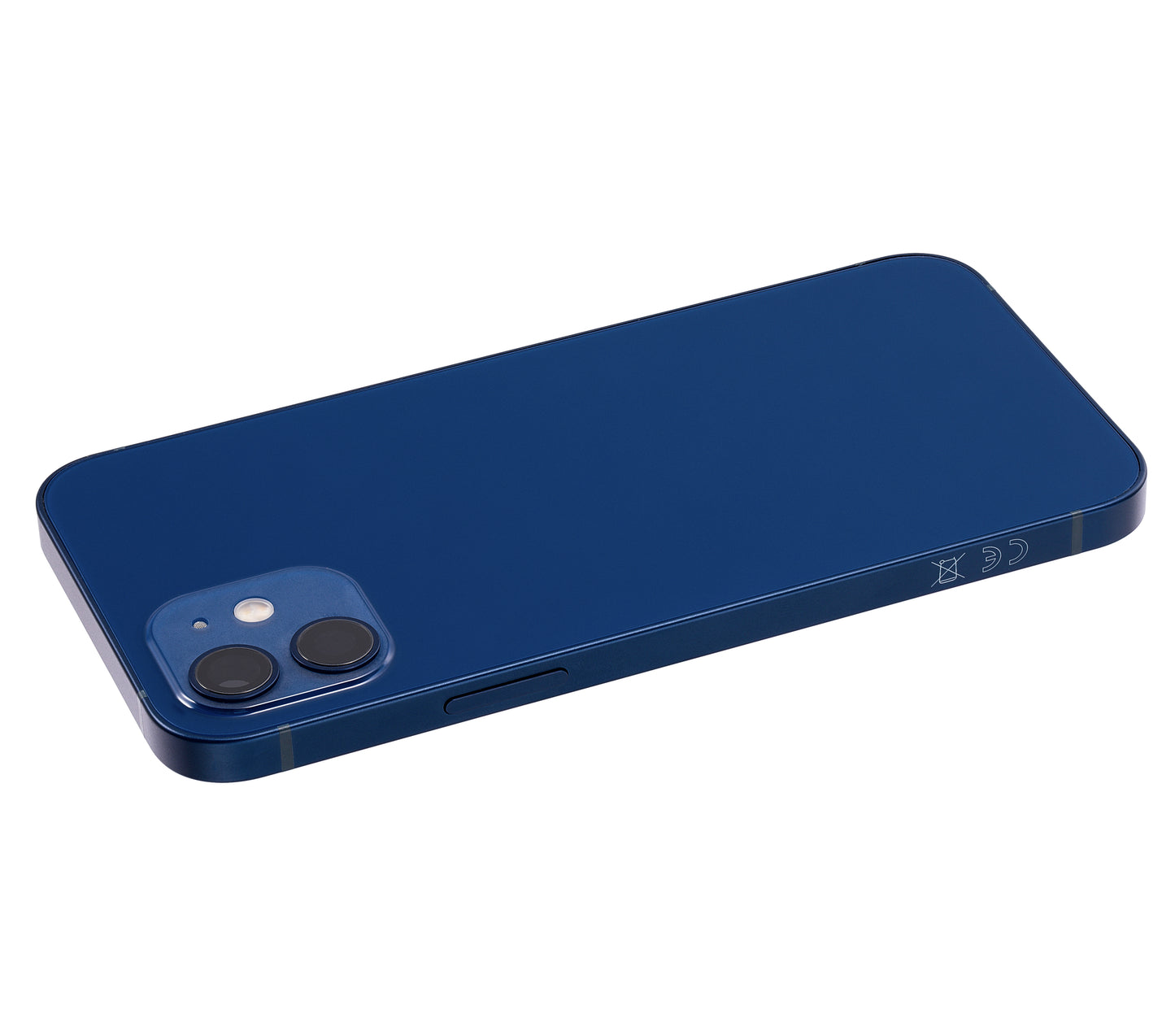 Back Housing W/ Small Parts For iPhone 12 (EU / Global Version) (Aftermarket Plus) (Blue)
