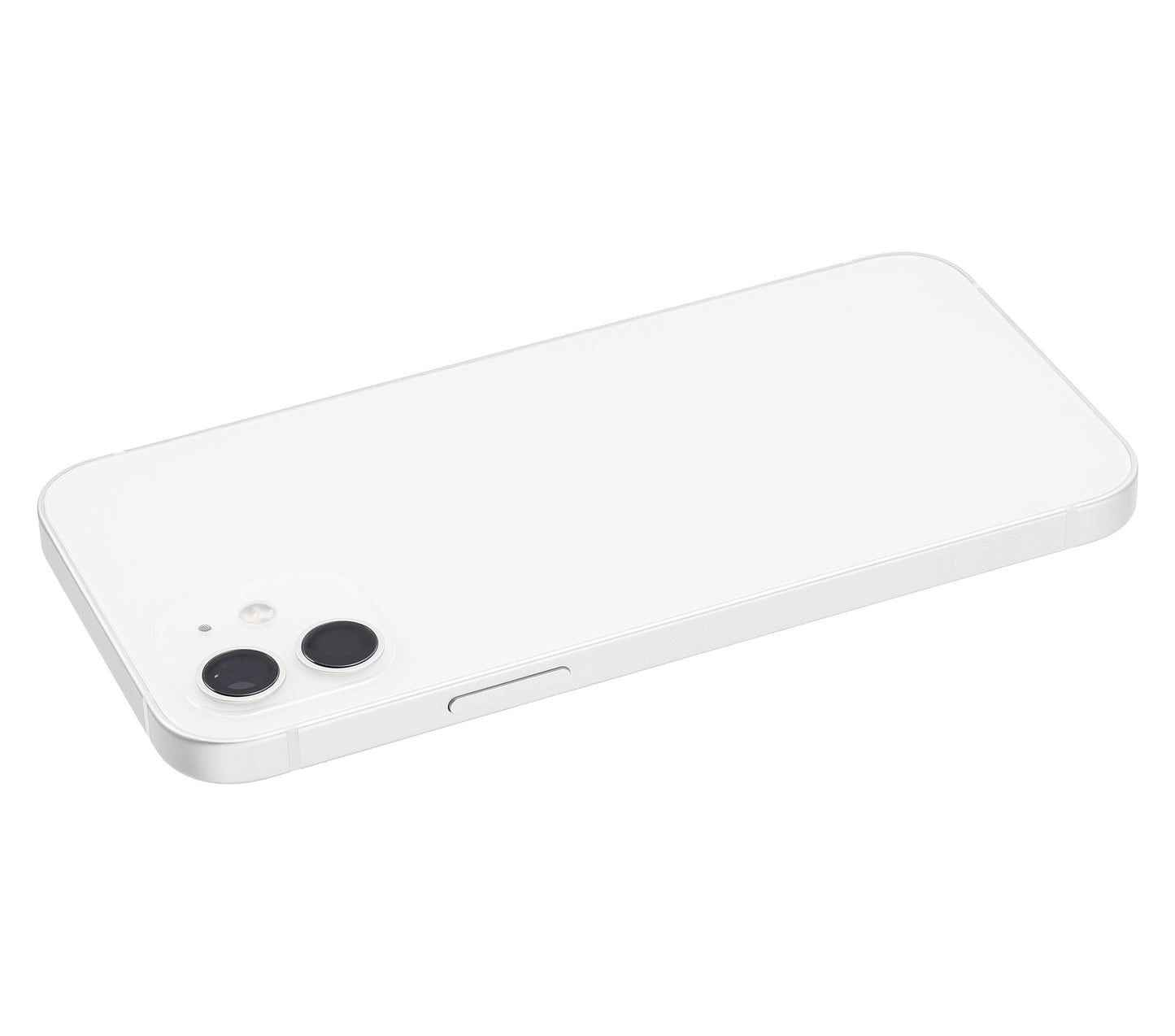 Back Housing W/ Small Parts For iPhone 12 (EU / Global Version) (Aftermarket Plus) (White)