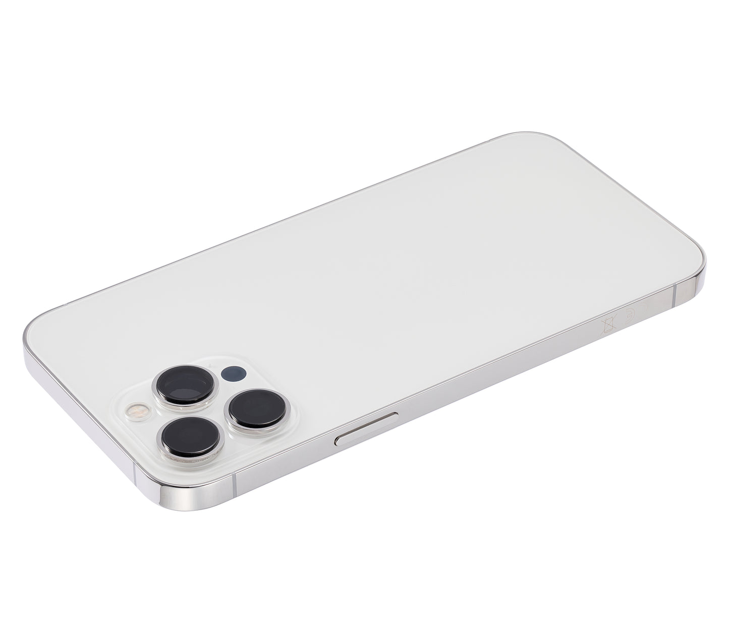 Back Housing W/ Small Parts For iPhone 13 Pro Max (EU / Global Version) (Aftermarket Plus) (Silver)
