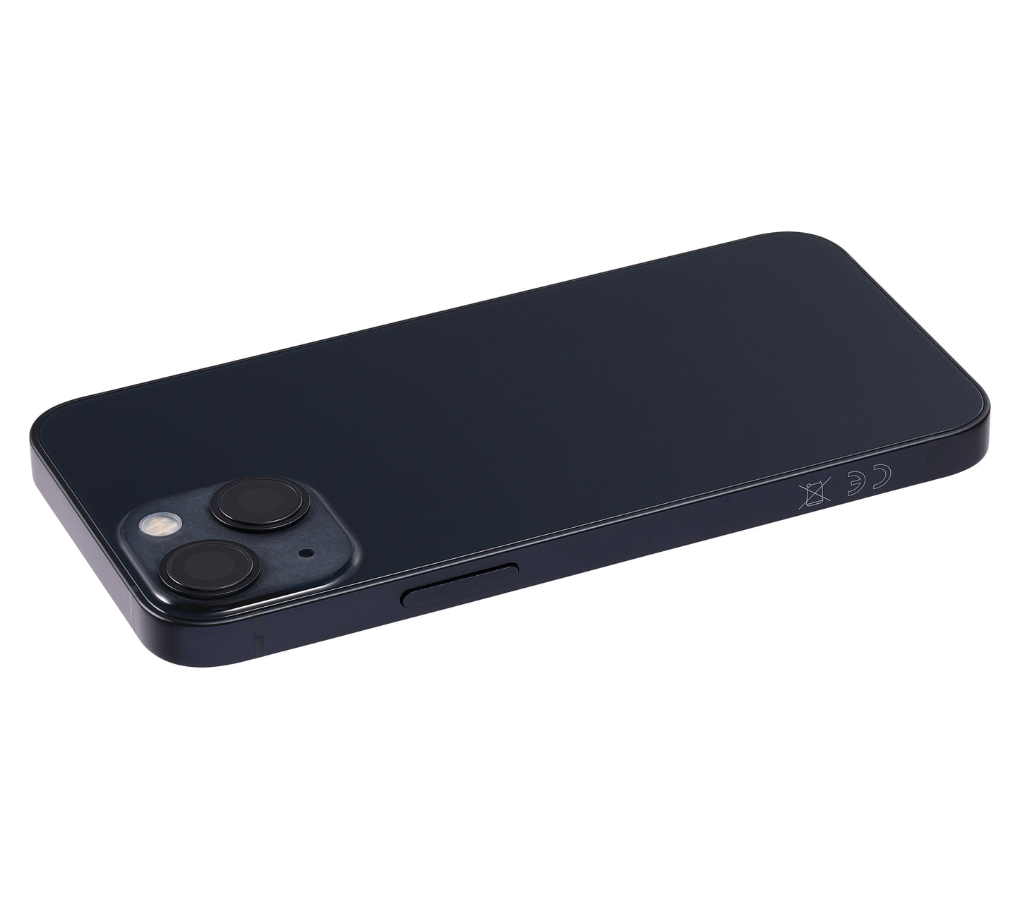 Back Housing W/ Small Parts For iPhone 13 Mini (EU / Global Version) (Aftermarket Plus) (Midnight)