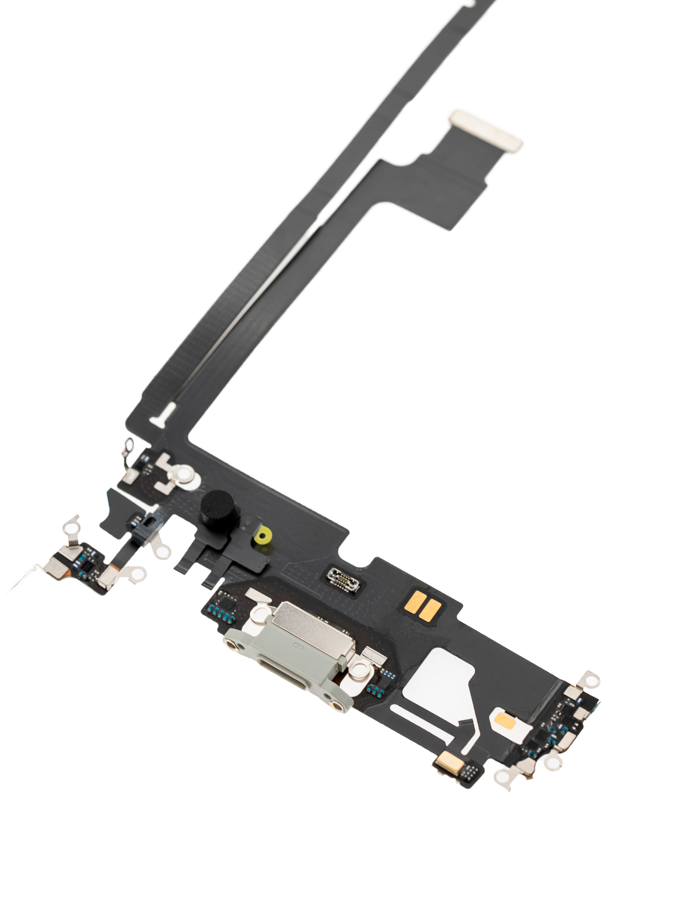 Charging Port Flex Cable For iPhone 12 Pro Max (Premium) (Silver)
