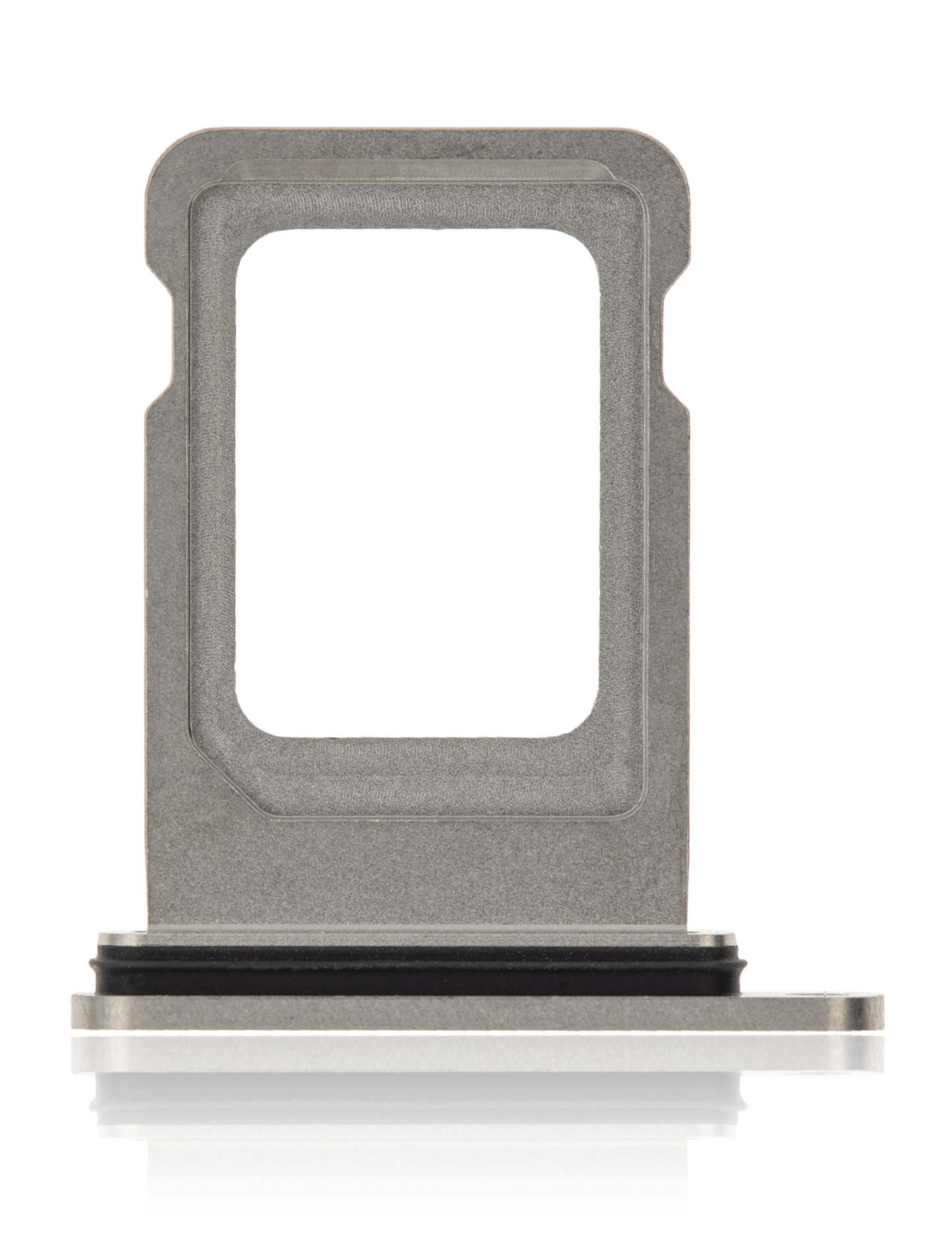 Single Sim Card Tray For iPhone 12 Pro / 12 Pro Max / 13 Pro / 13 Pro Max (Silver)
