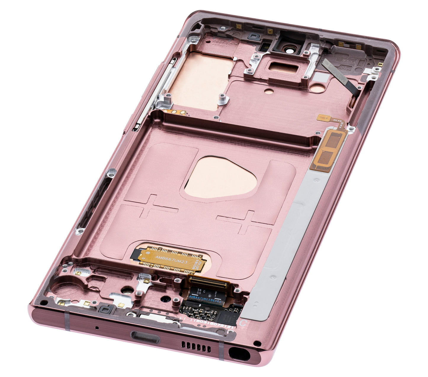 OLED Assembly With Frame For Samsung Galaxy Note 20 5G (Refurbished) (Mystic Bronze)