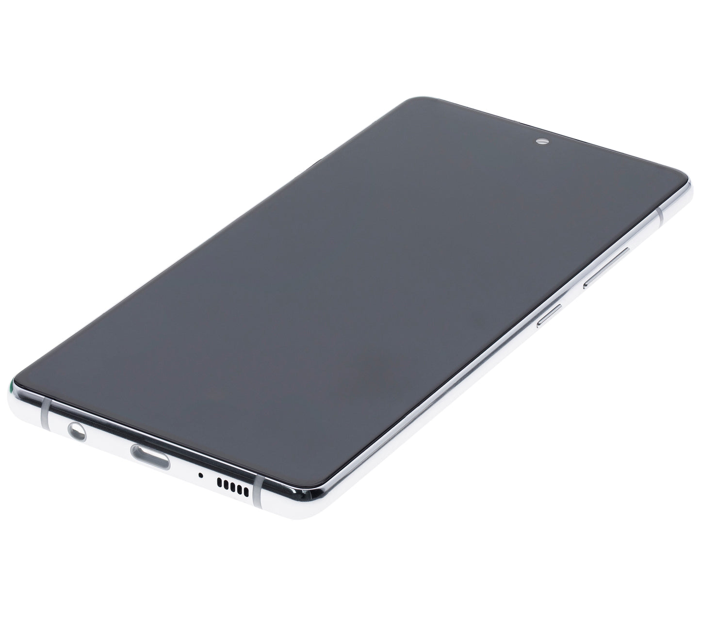 OLED Assembly With Frame For Samsung Galaxy A71 5G (A716U / 2020) (Refurbished) (Prism Cube Silver)