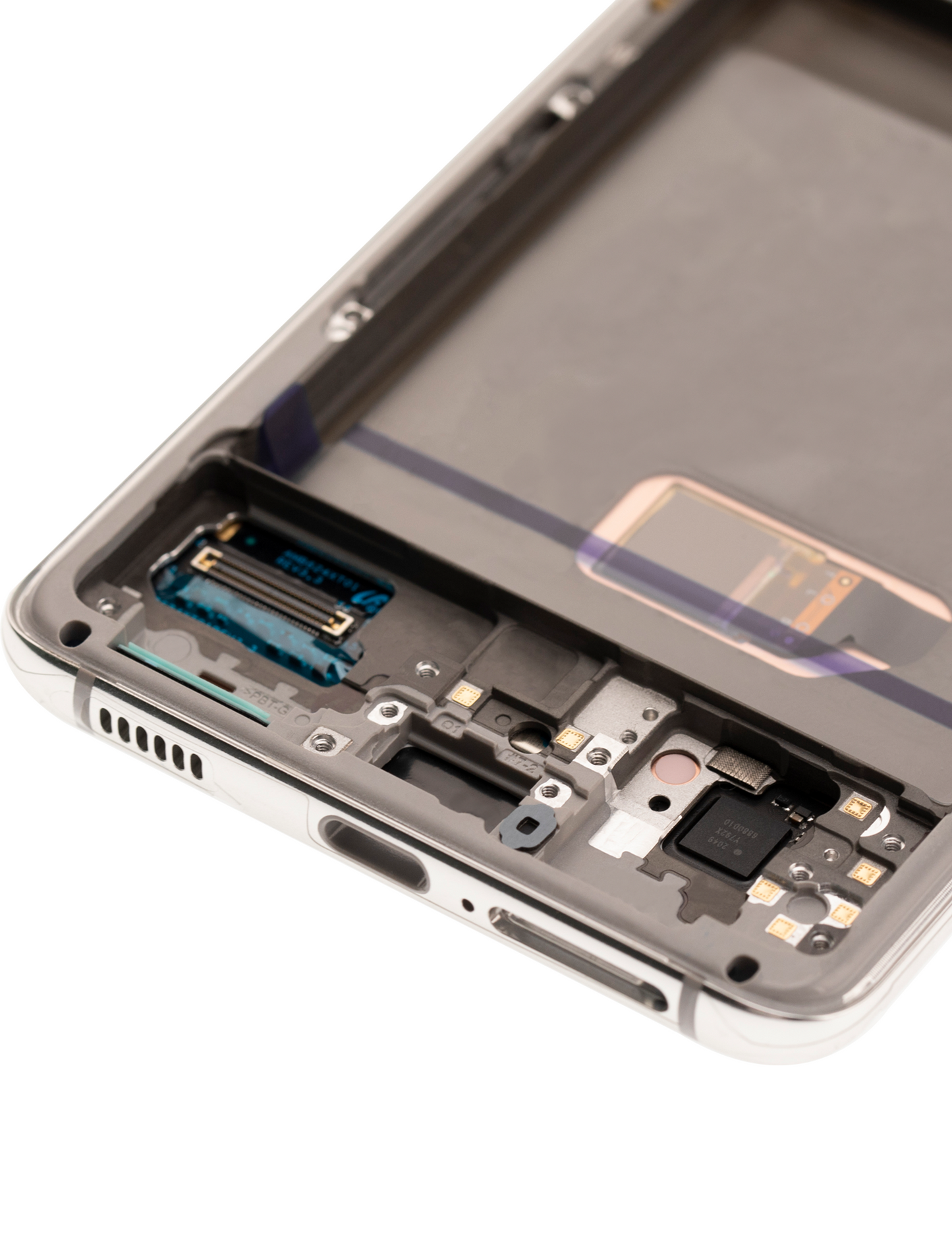 OLED Assembly With Frame For Samsung Galaxy S21 5G (Refurbished) (Phantom White)