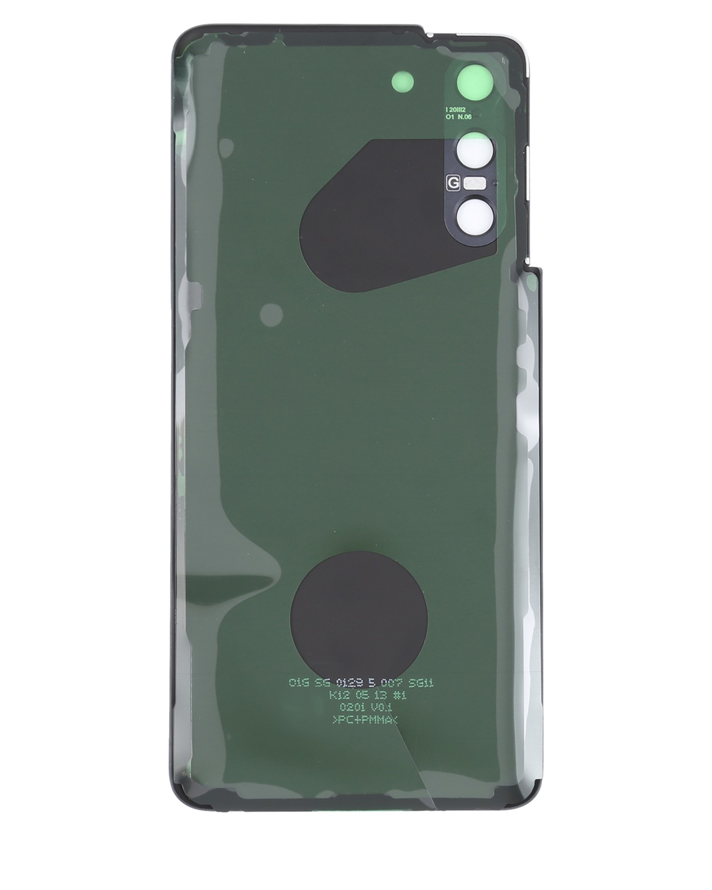 Back Cover Glass With Camera Lens For Samsung Galaxy S21 5G (No Logo) (Aftermarket Plus) (Phantom Gray)