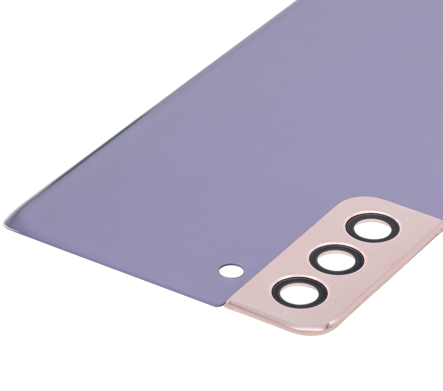 Back Cover Glass With Camera Lens For Samsung Galaxy S21 Plus (Service Pack) (Phantom Violet)