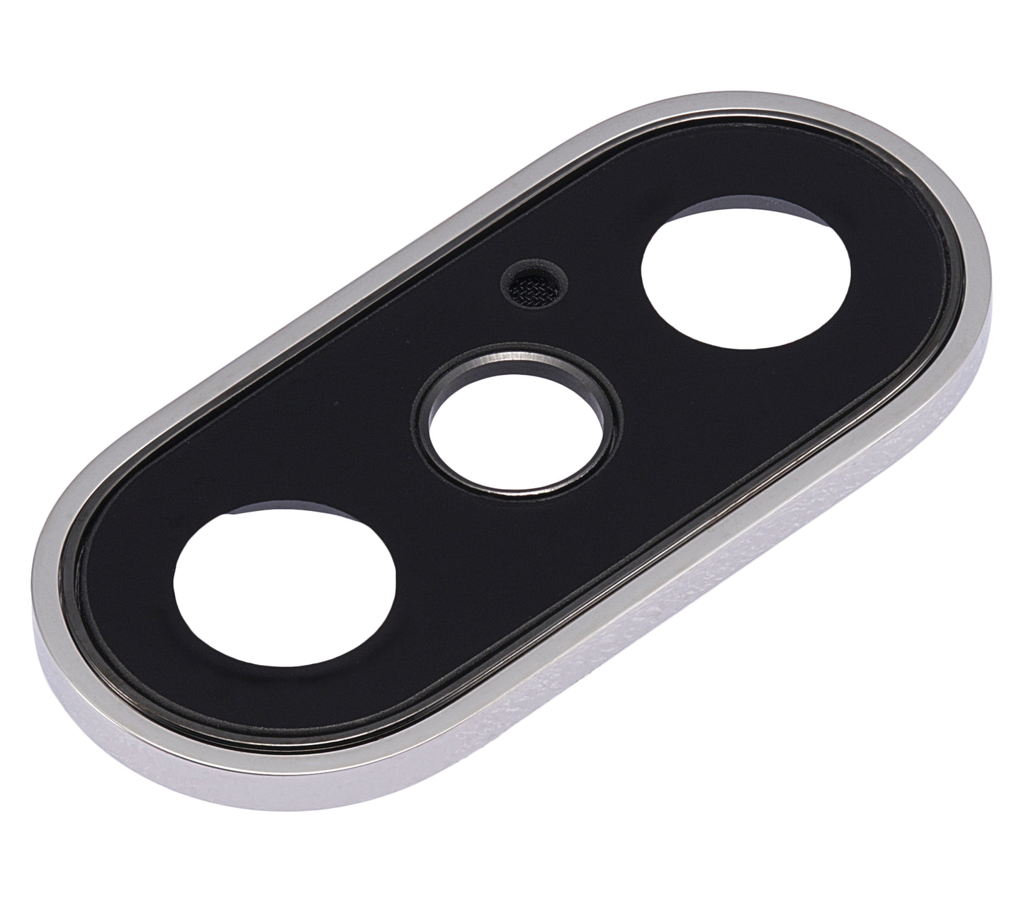 Back Camera Lens With Bracket & Bezel For iPhone XS / XS Max (Aftermarket Plus) (Silver) (10 Pack)