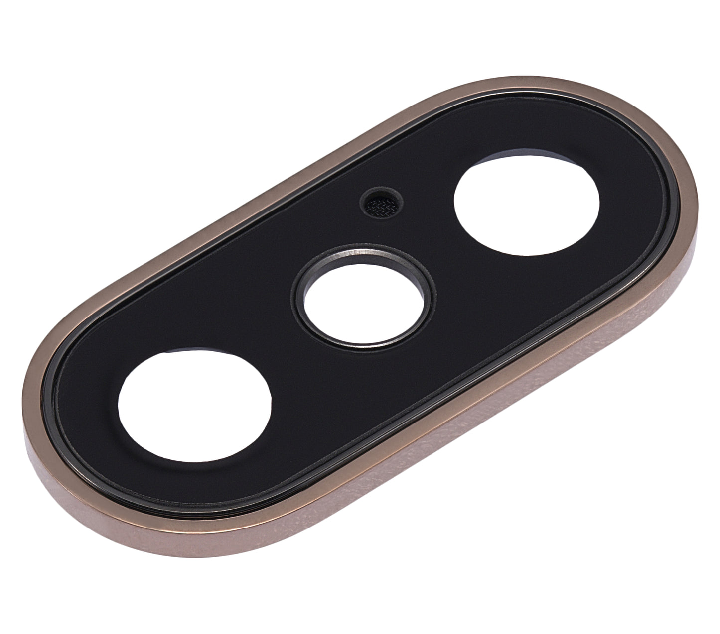 Back Camera Lens With Bracket & Bezel For iPhone XS / XS Max (Aftermarket Plus) (Gold) (10 Pack)