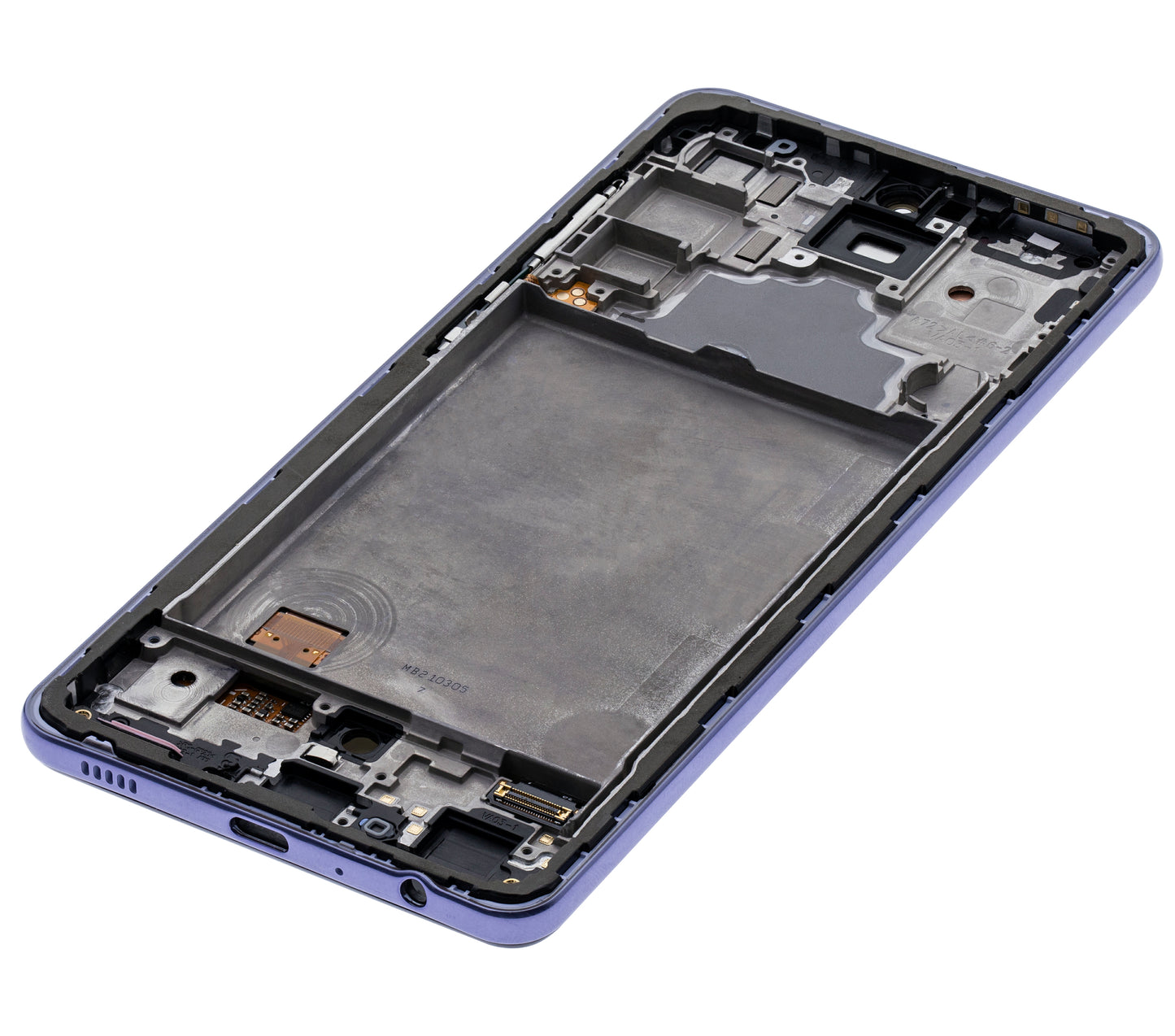 OLED Assembly With Frame For Samsung Galaxy A72 (A725 / 2021) (Refurbished) (Awesome Violet)