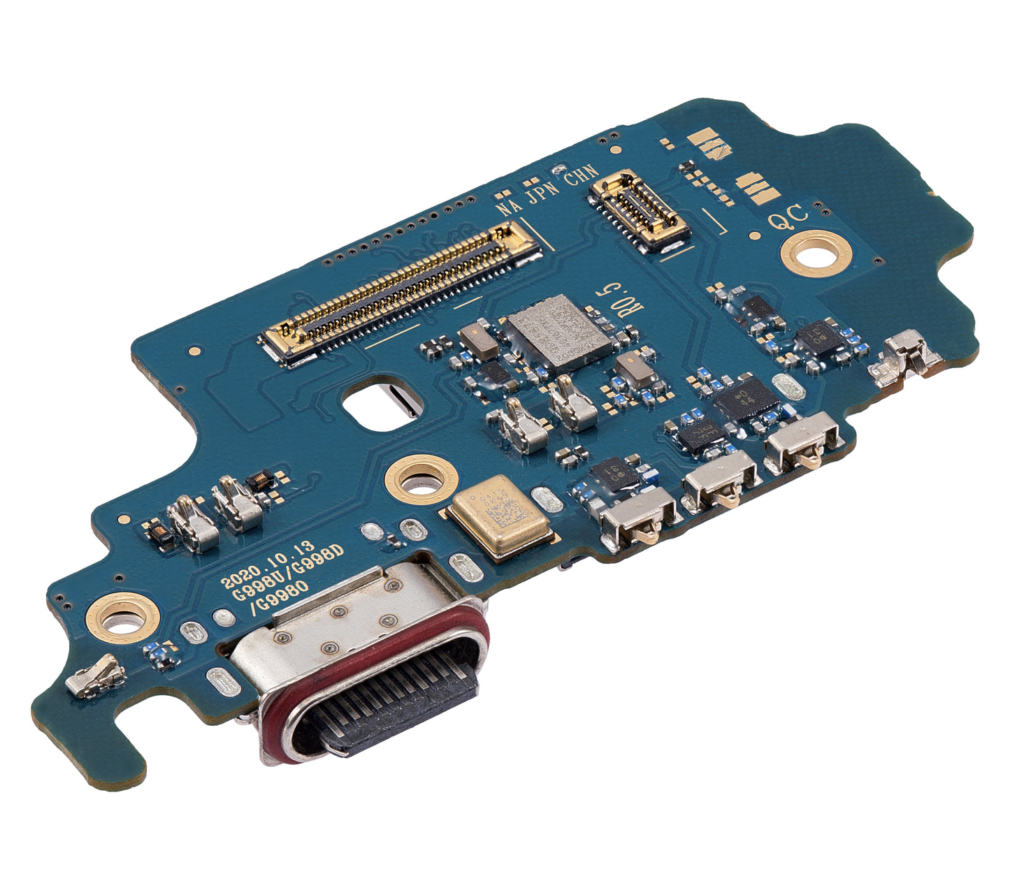 Charging Port Board With Sim Card Reader For Samsung Galaxy S21 Ultra 5G (G9980) (Asia Version) (Premium)