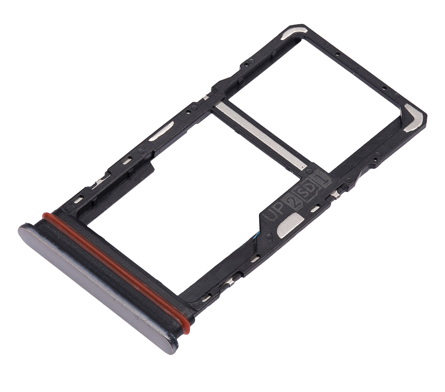 Dual Sim Card Tray For Motorola Moto G51 5G (XT2171 / 2021) (Bright Silver) replacement part SKU 107082089425 image 5