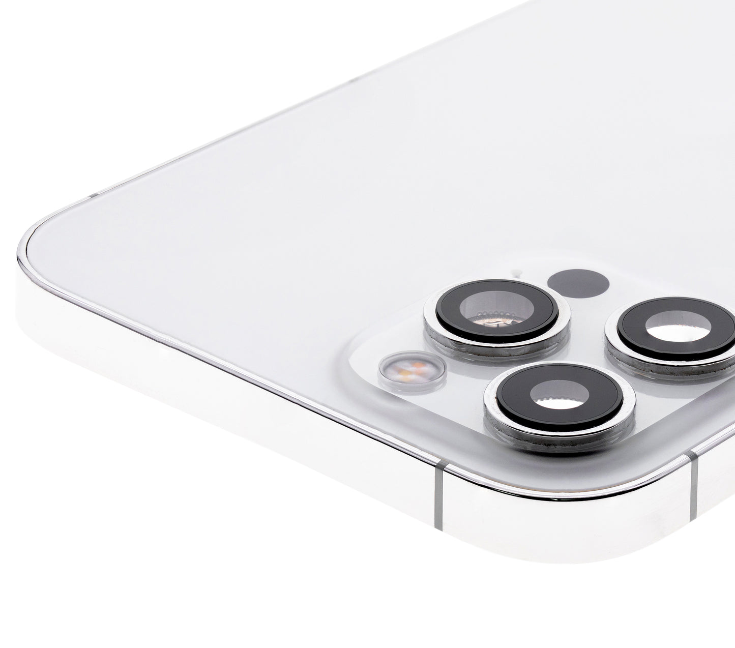 Back Housing W/ Small Parts For iPhone 12 Pro (US Version) (Used OEM Pull: Grade B) (Silver)
