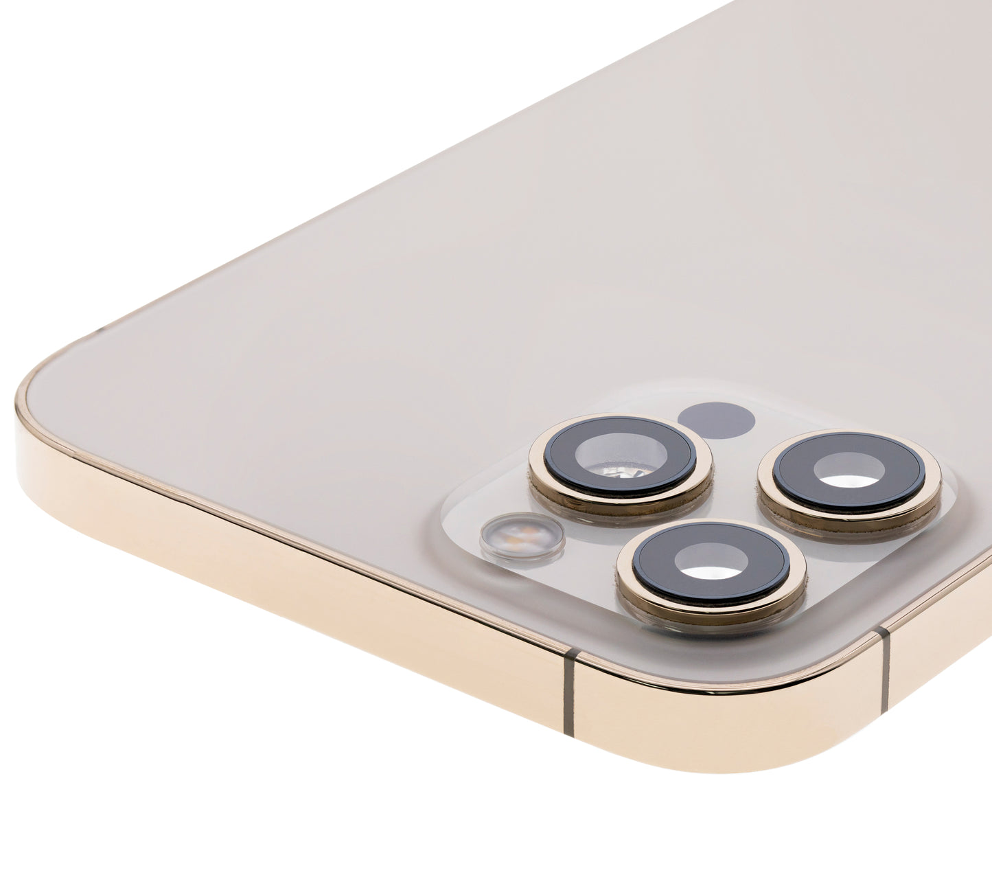 Back Housing W/ Small Parts For iPhone 12 Pro Max (EU / Global Version) (Used OEM Pull: Grade C) (Gold)