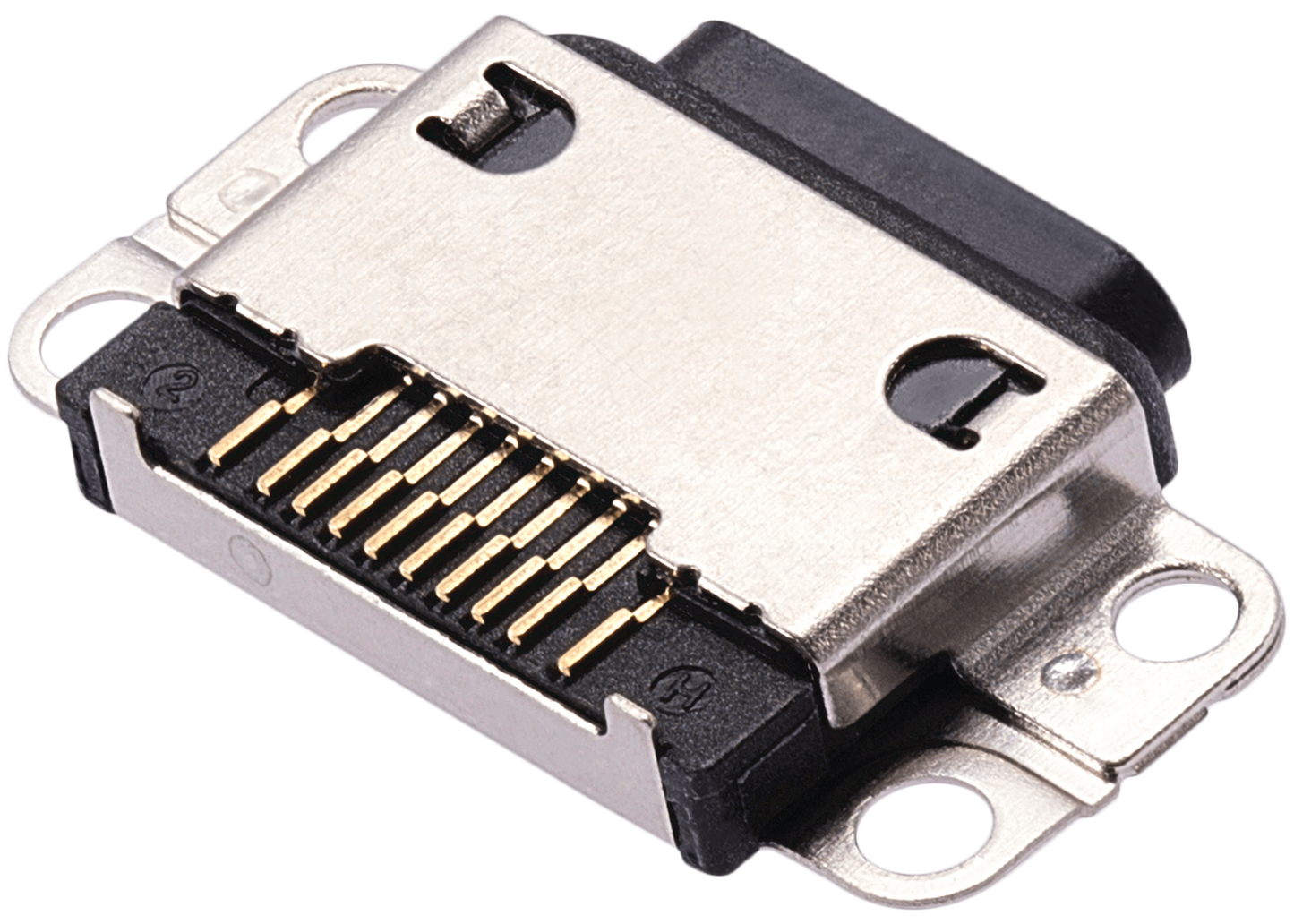 Charging Port Only For iPad Mini 4 / Air 2 / Air 3 / Pro 9.7" (Soldering Required) (Black)