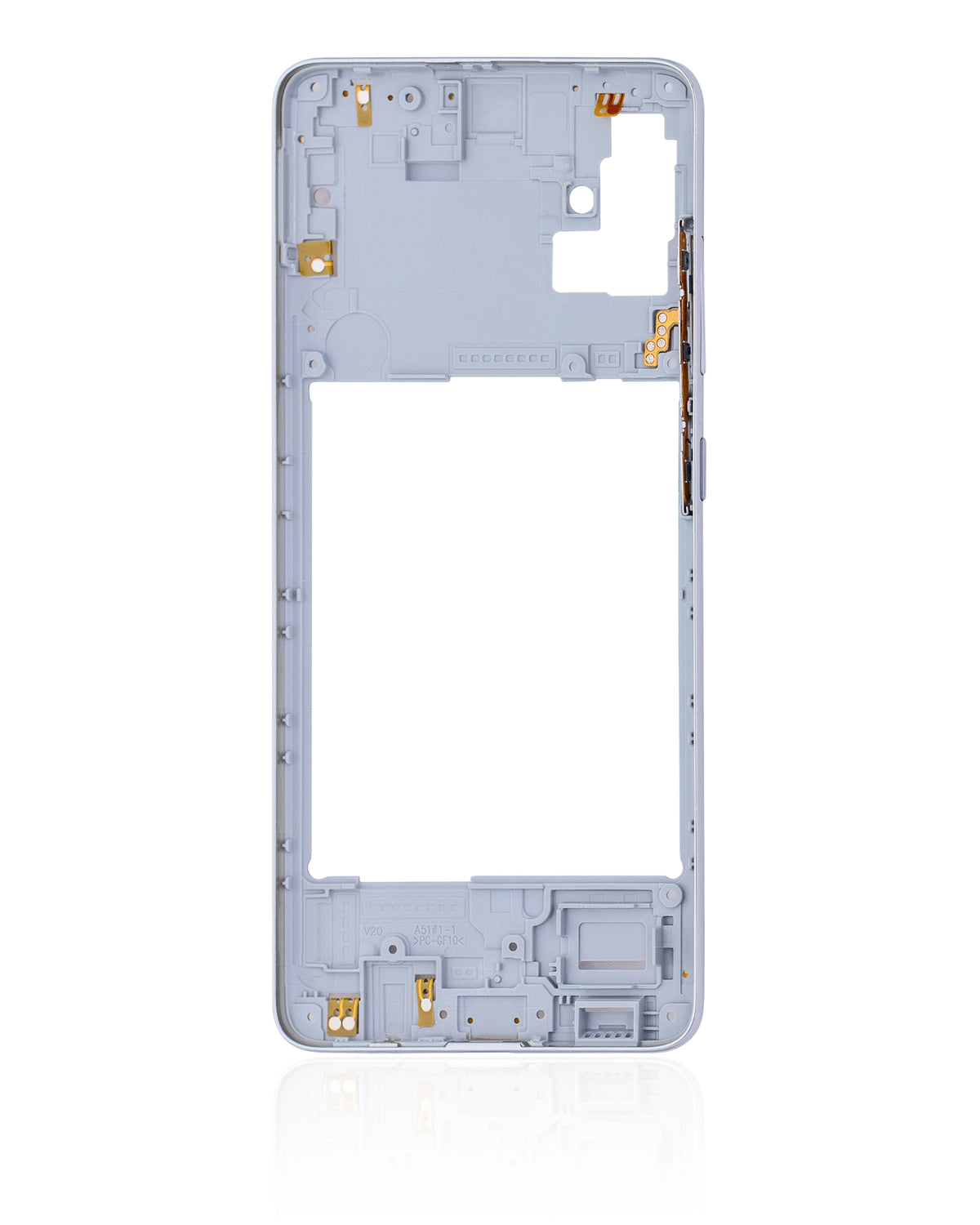 Mid-Frame Housing For Samsung Galaxy A51 4G (A515 / 2019) (Prism Crush White) - product image 8
