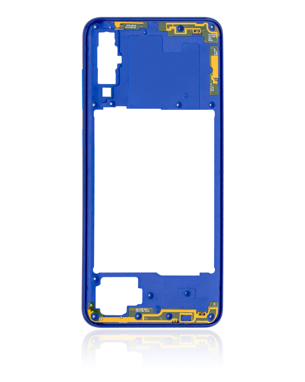 Mid-Frame Housing For Samsung Galaxy A70 (A705 / 2019) (Aftermarket Plus) (Blue) - product image 8