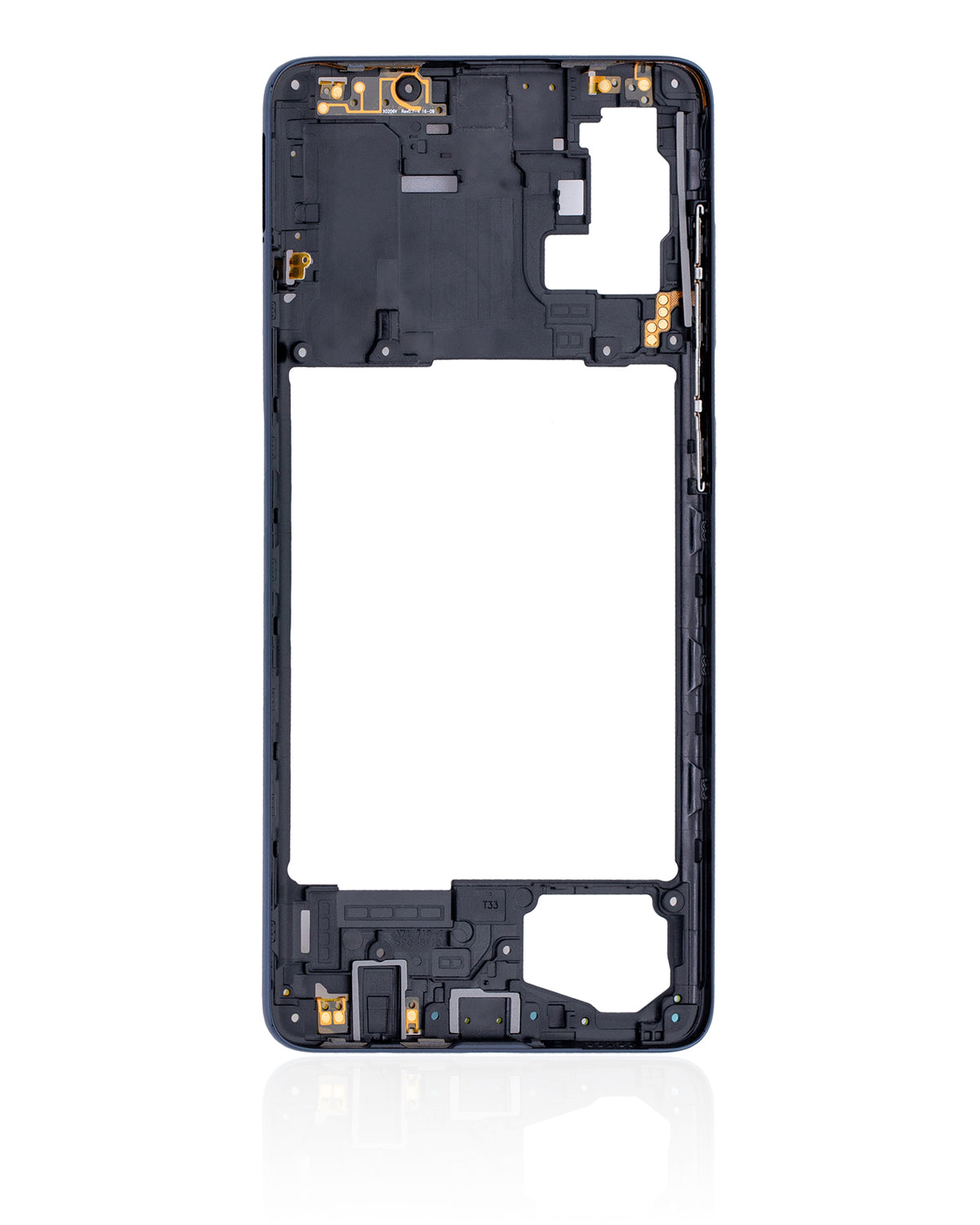 Mid-Frame Housing For Samsung Galaxy A71 (A715 / 2020) ( Aftermarket Plus) (Prism Crush Black) - product image 8