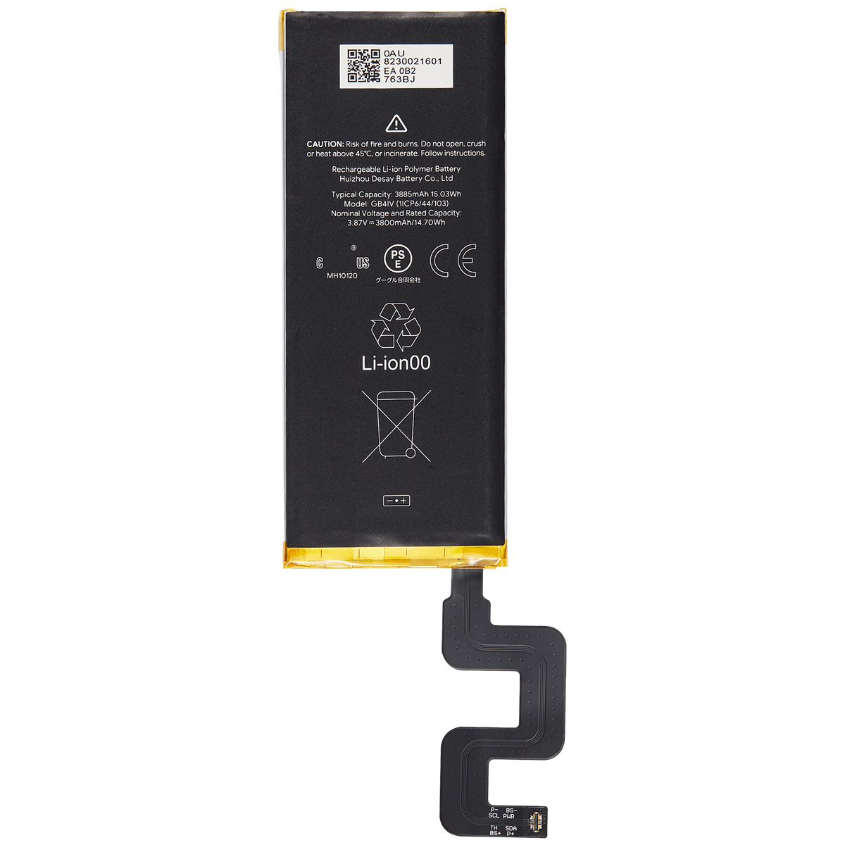 Replacement Battery For Google Pixel 4A 5G (Verizon 5G UW Only) (GB4IV) - replacement part secondary detail