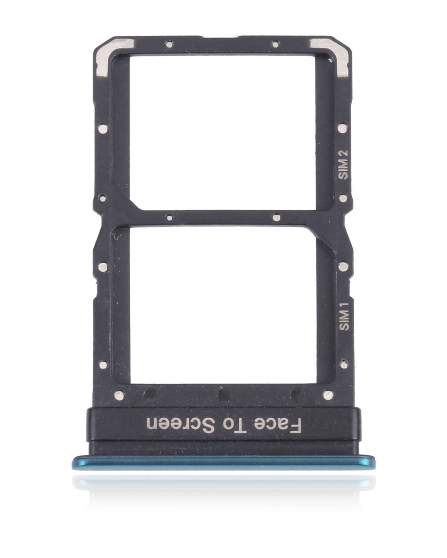 Dual Sim Card Tray For Xiaomi Mi 10 5G / Mi 10 Pro (Coral Green) - mobile repair replacement component SKU 107082114720 - image 4