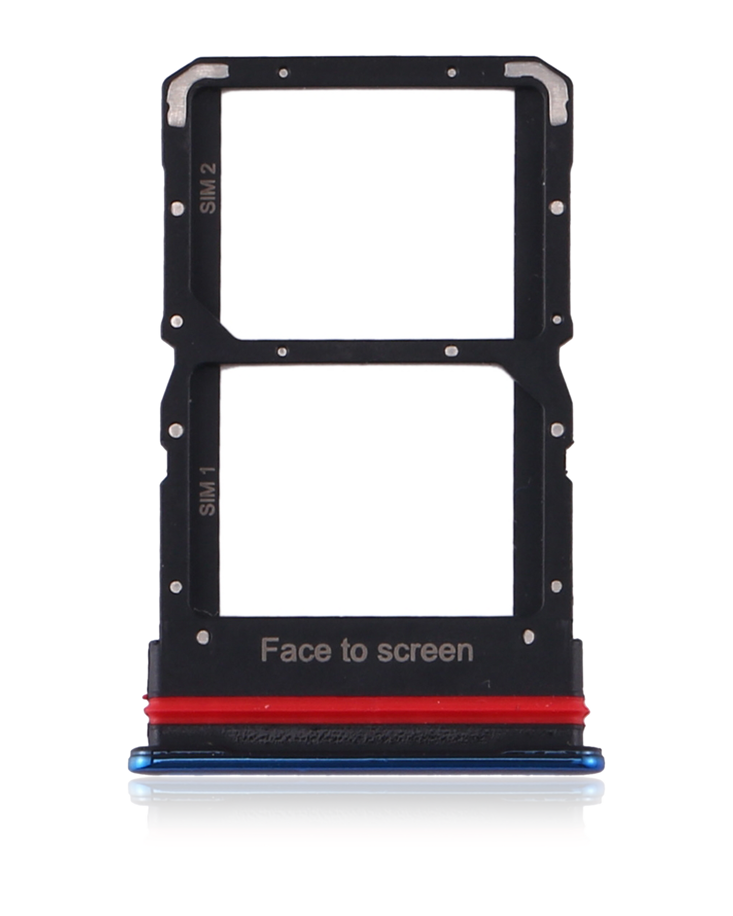 Dual Sim Card Tray For Xiaomi Mi 10 Lite 5G (Aurora Blue) - mobile repair replacement component SKU 107082114824 - image 4