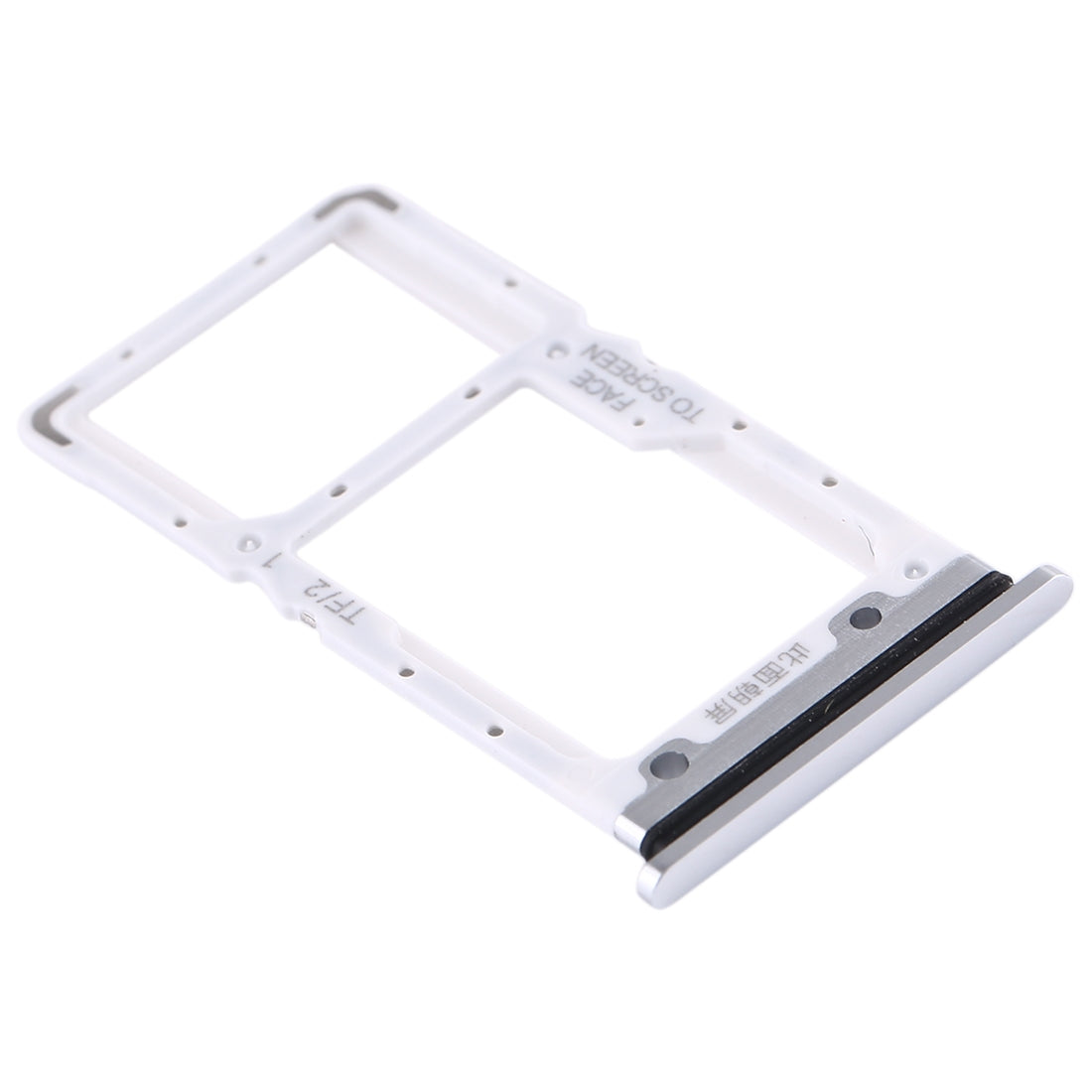 Dual Sim Card Tray For Xiaomi Mi 9 Lite / CC9 (Pearl White) - compatible device spare part image SKU 107082114923 - image 3