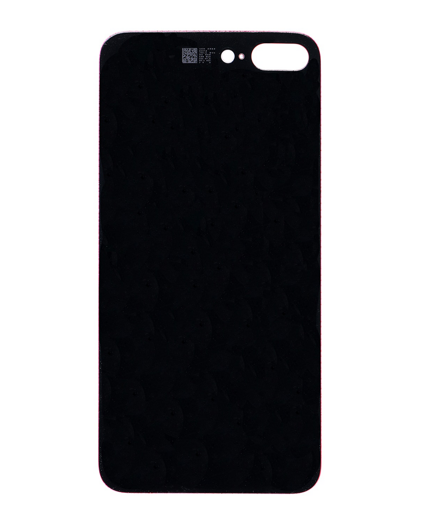 Back Glass With 3M Adhesive For iPhone 8 Plus (No Logo / Large Camera Hole) (Red)