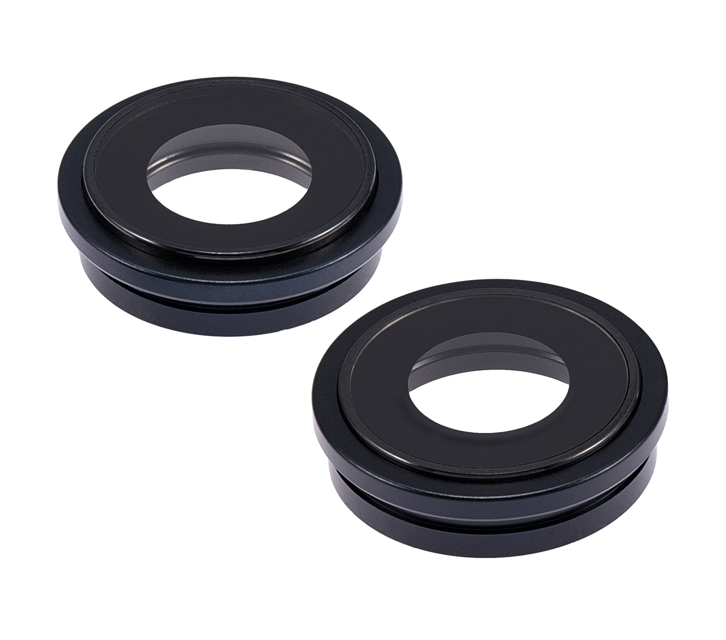 Back Camera Lens With Bracket & Bezel For iPhone 14 / 14 Plus (2 Piece Set) (Premium) (Midnight)